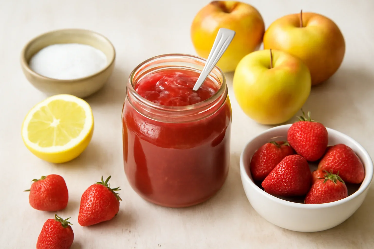 Gem de căpșuni fără zahăr rețeta dietetică de marmeladă naturală fără conservanți