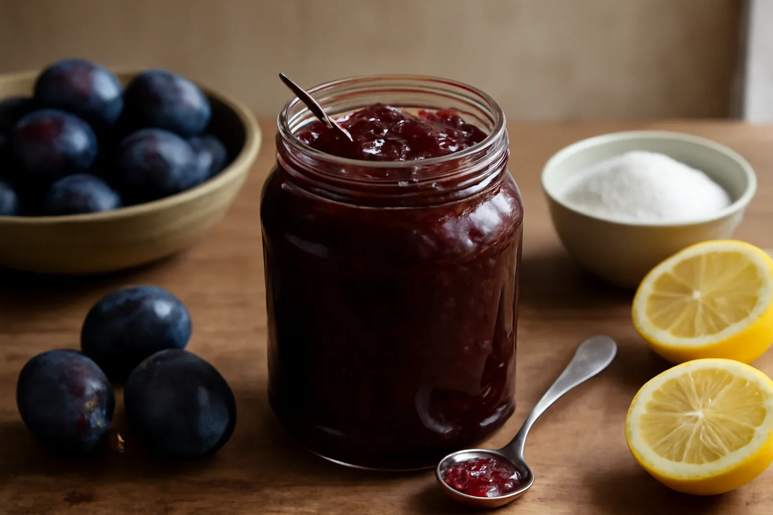 Gem de prune facut in casa