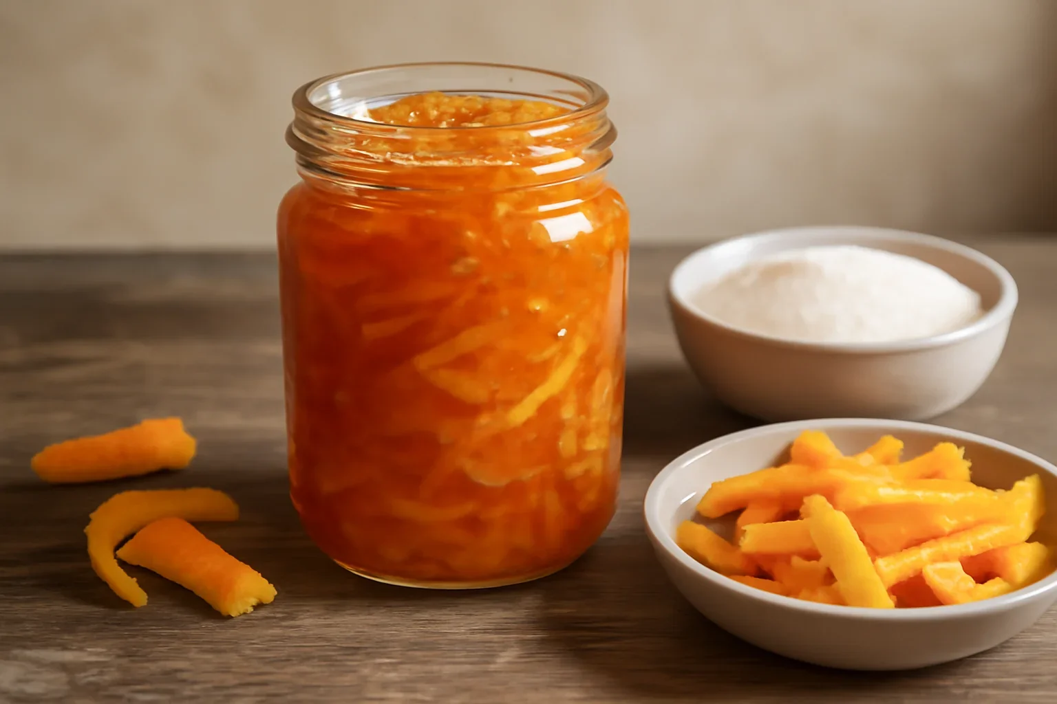 Coji de portocala si lamaie confiate – reteta de dulceata de coji de citrice + VIDEO