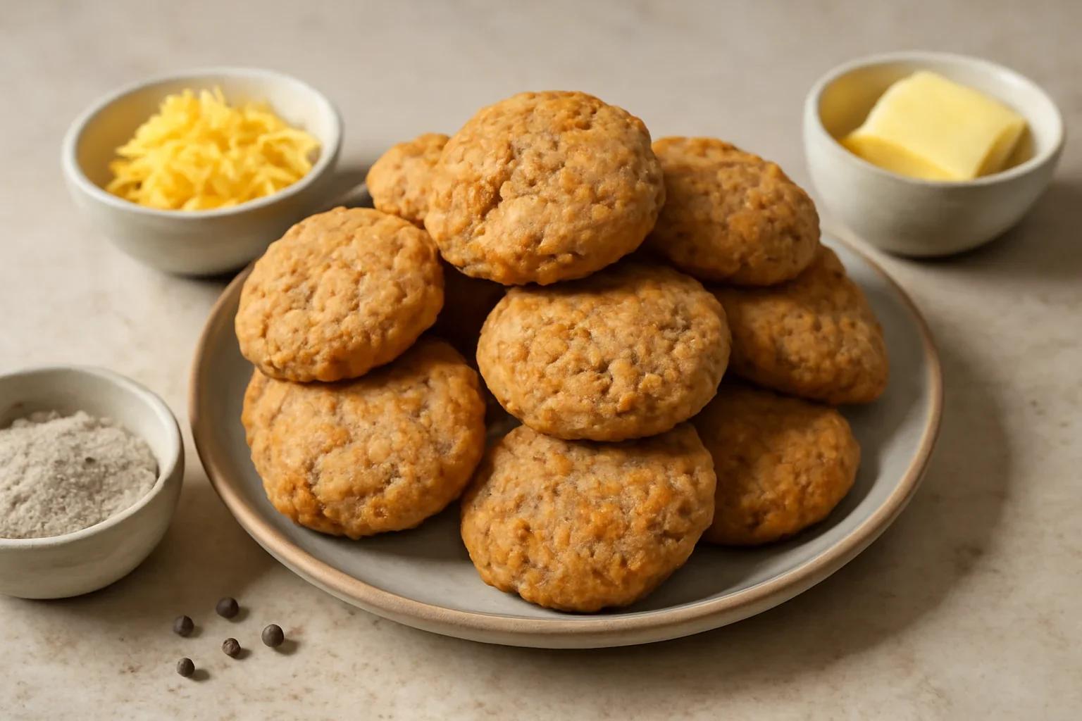 Biscuiți cu cheddar