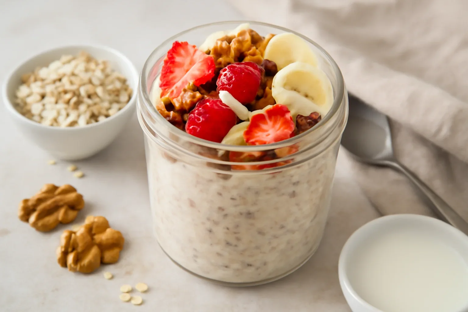 Overnight Oats – retete sanatoase de terci cu cereale, fructe si lactate