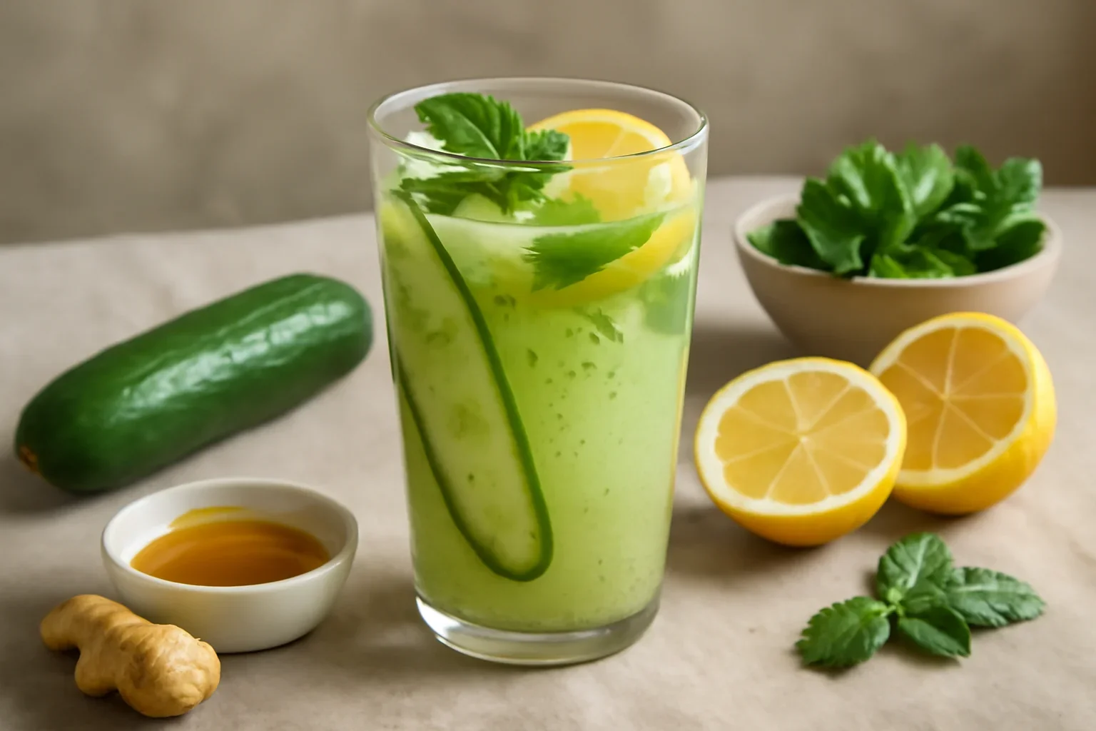 Limonadă cu castraveți