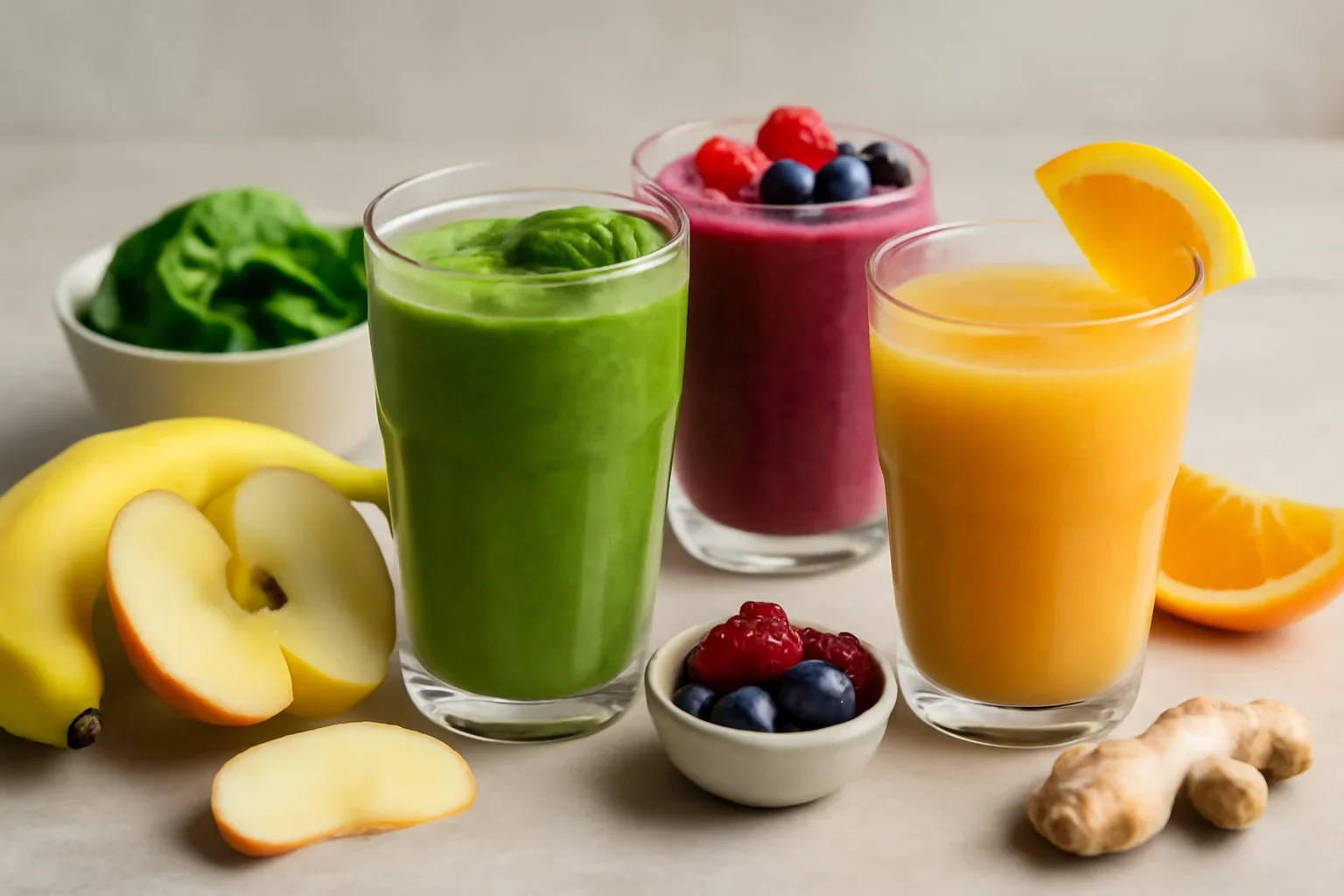 Smoothie cu fructe și legume – 3 rețete sănătoase de smoothie