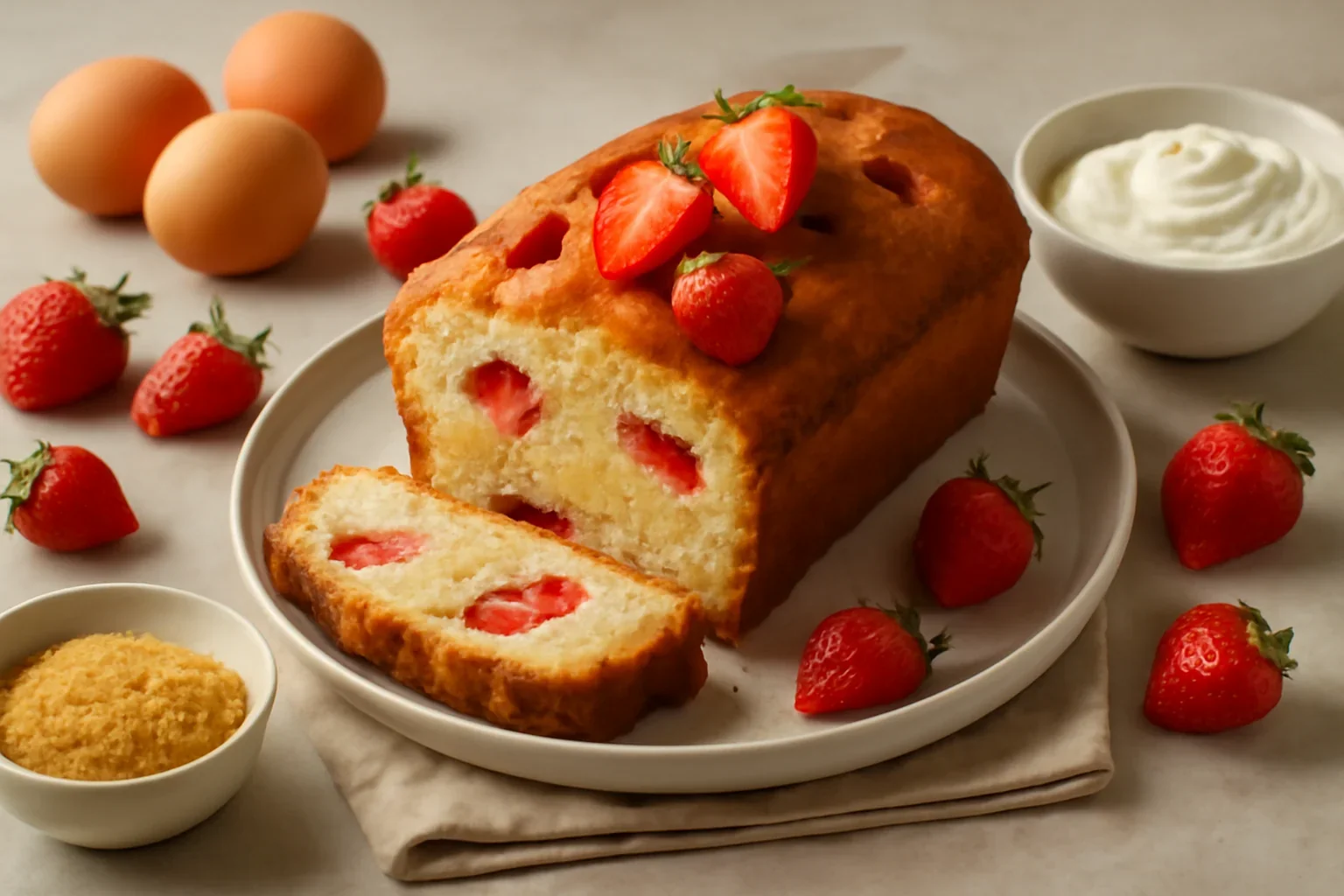 Chec cu mascarpone si capsune