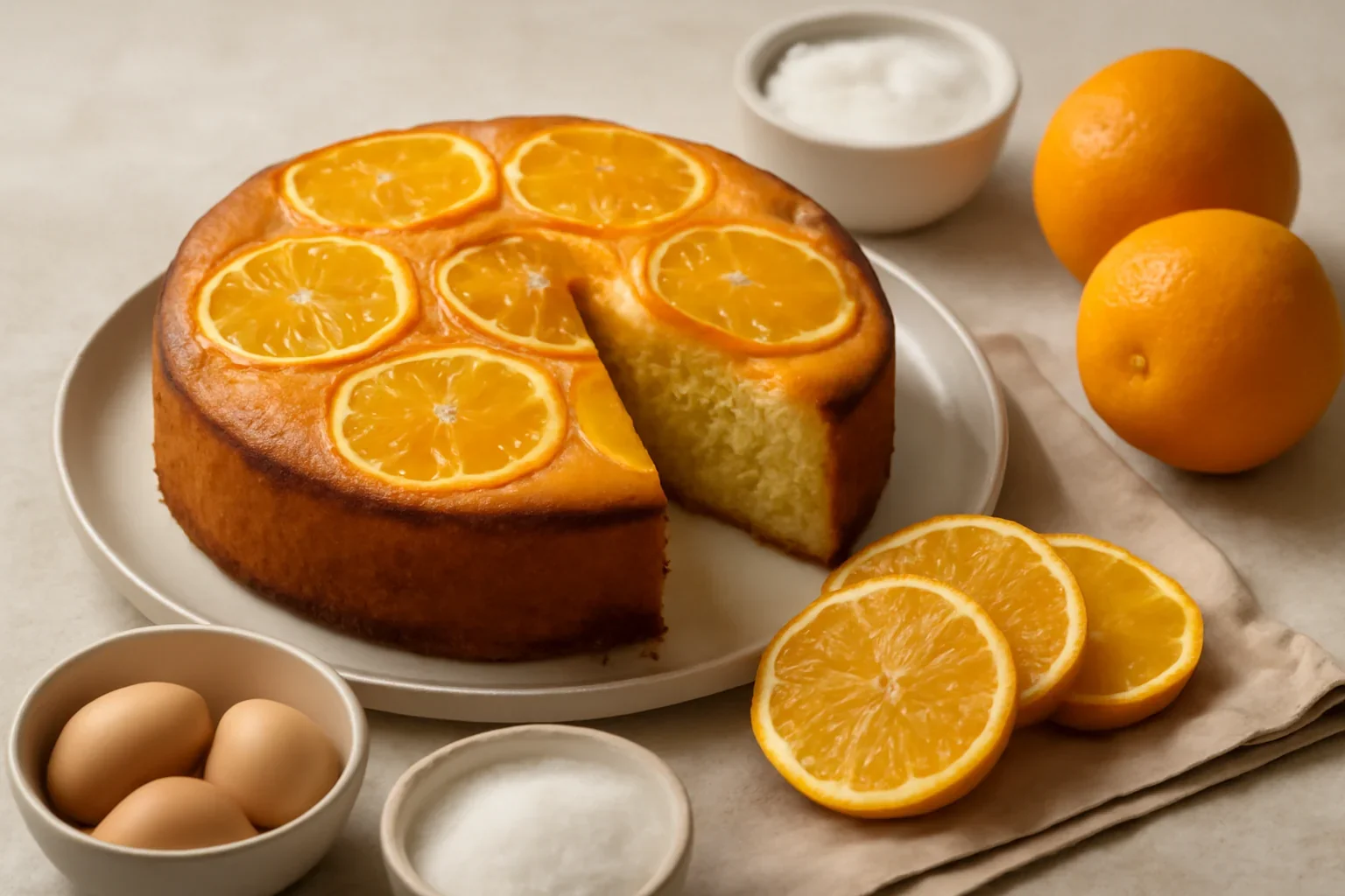 Prajitura cu portocale foarte aromata