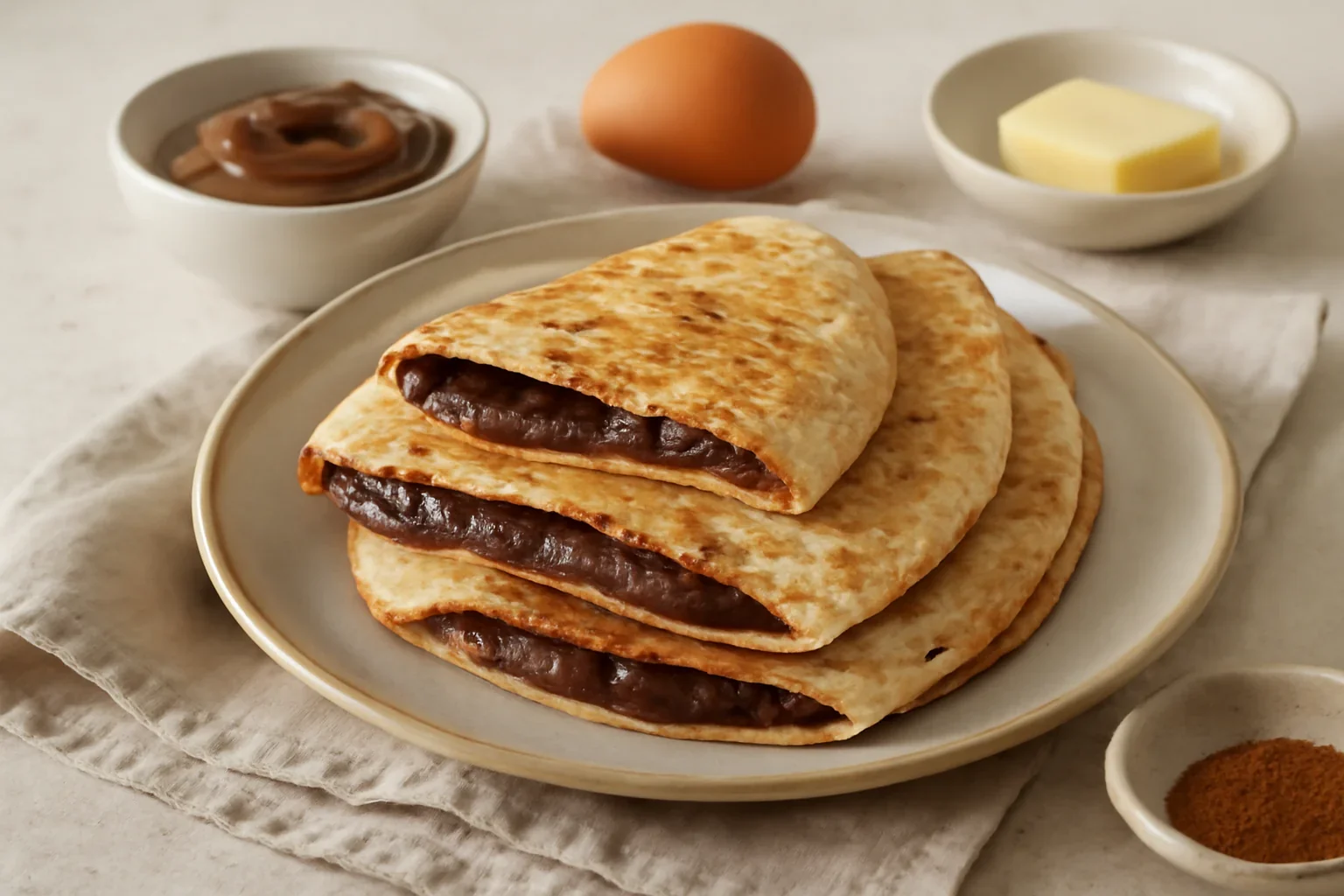 Tortilla cu ciocolata