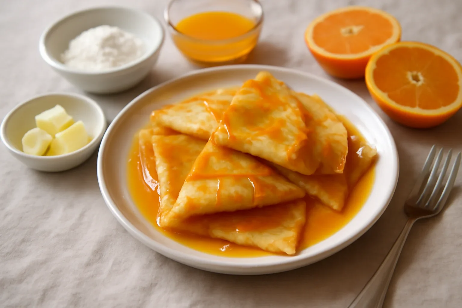 Crepes suzette