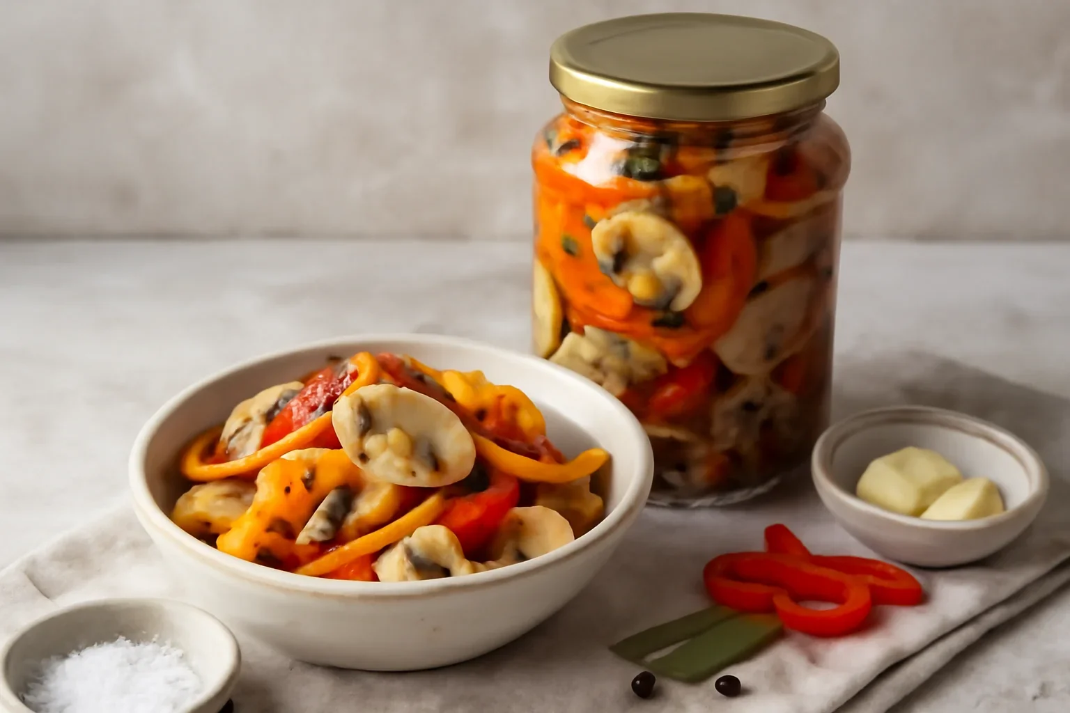 Ciuperci marinate pentru iarna