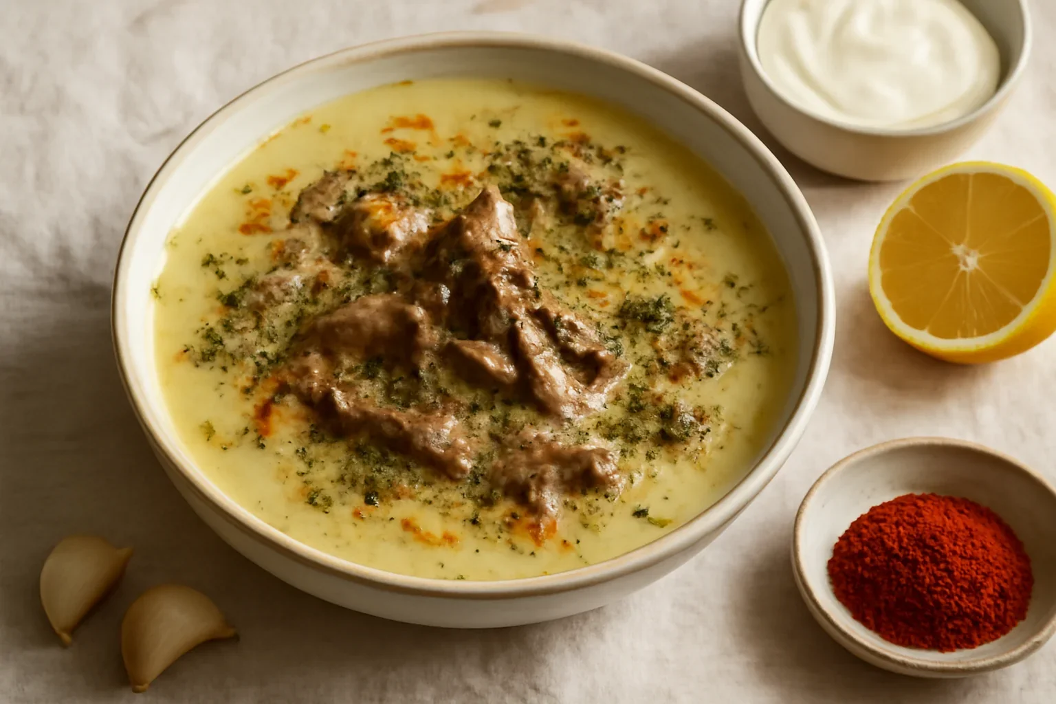 Ciorbă de miel turcească ”de nuntă” – Düğün Çorbası