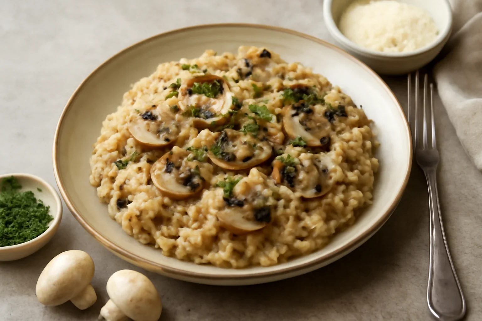 Risotto cu ciuperci rețetă video