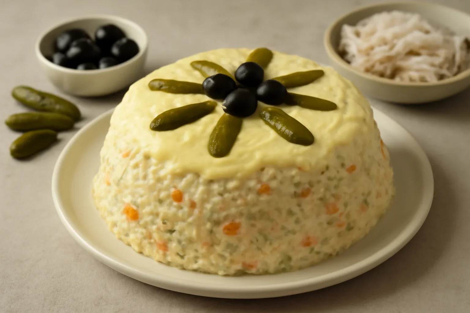 Salata de boeuf cu piept de pui, varianta romaneasca si gustoasa
