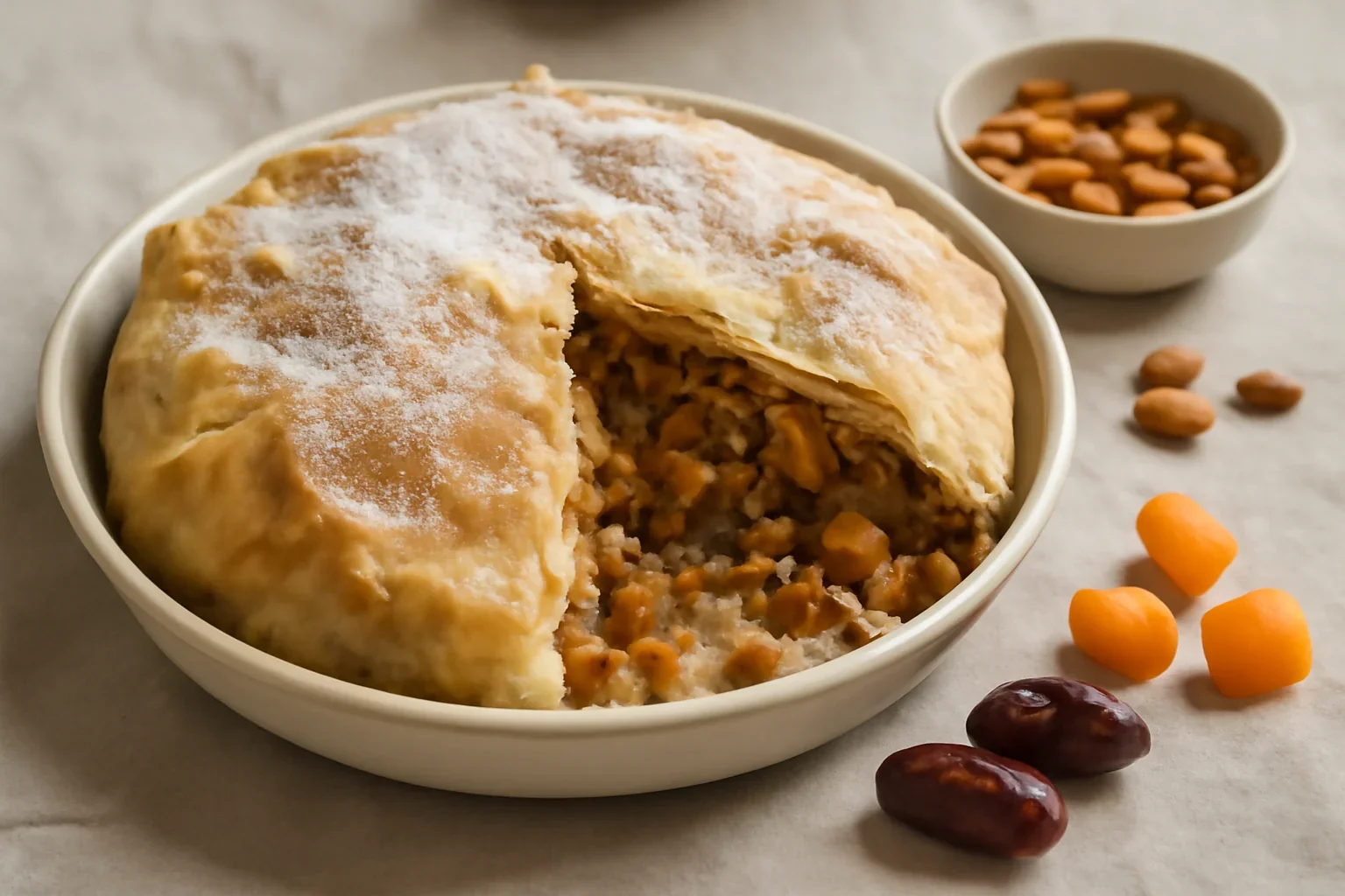Pastilla cu miel și dovleac confiat