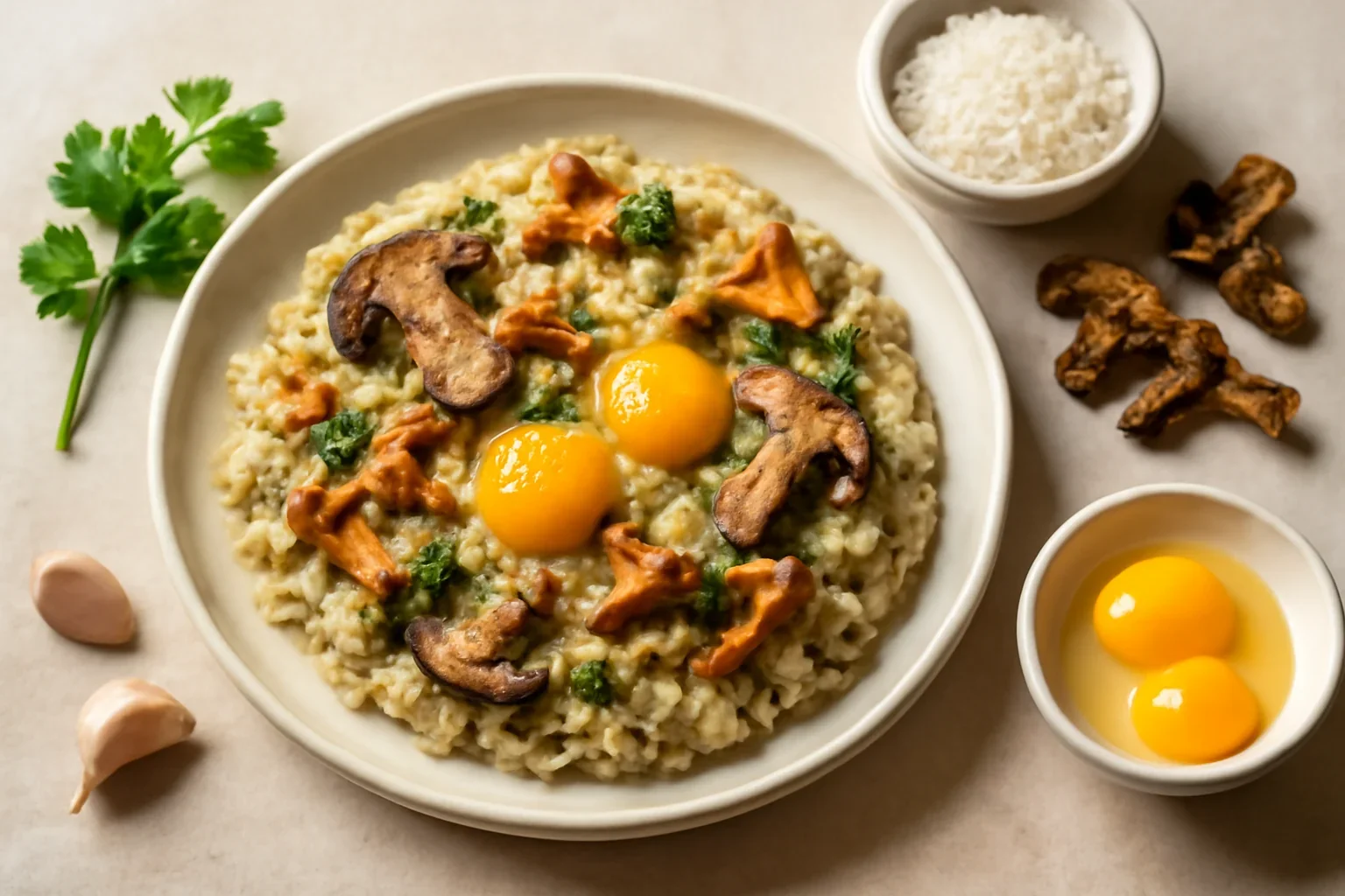 Risotto cu ciuperci de pădure – arome în farfurie