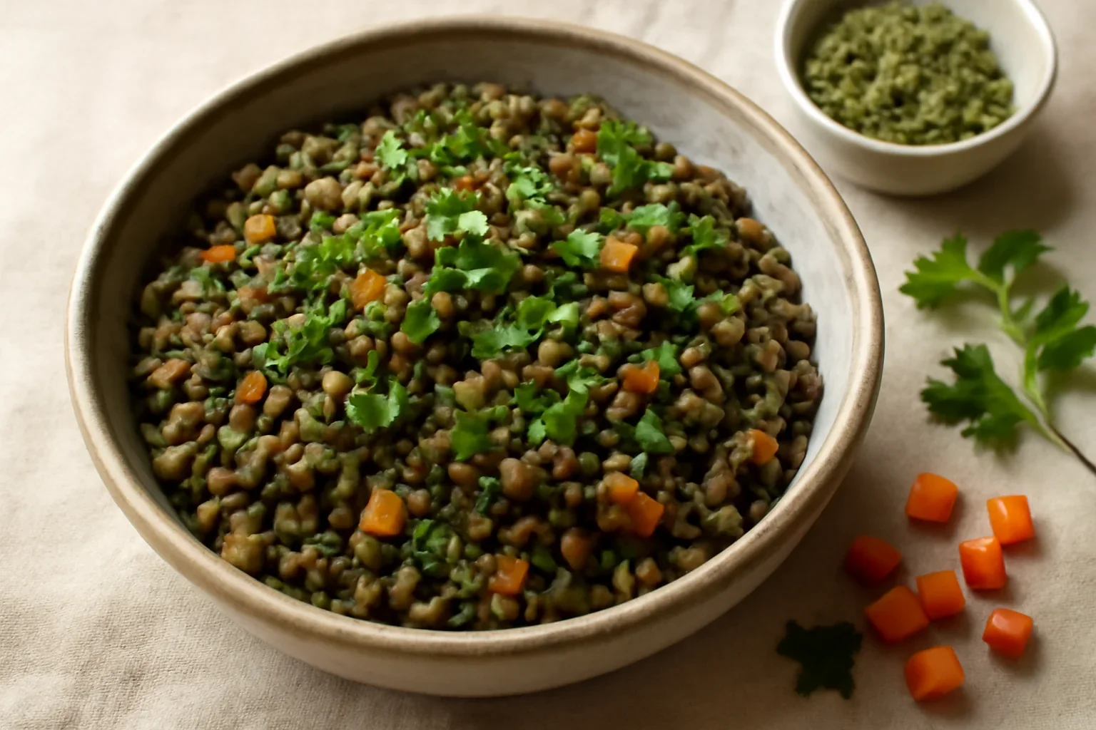 Linte cu ierburi aromatice