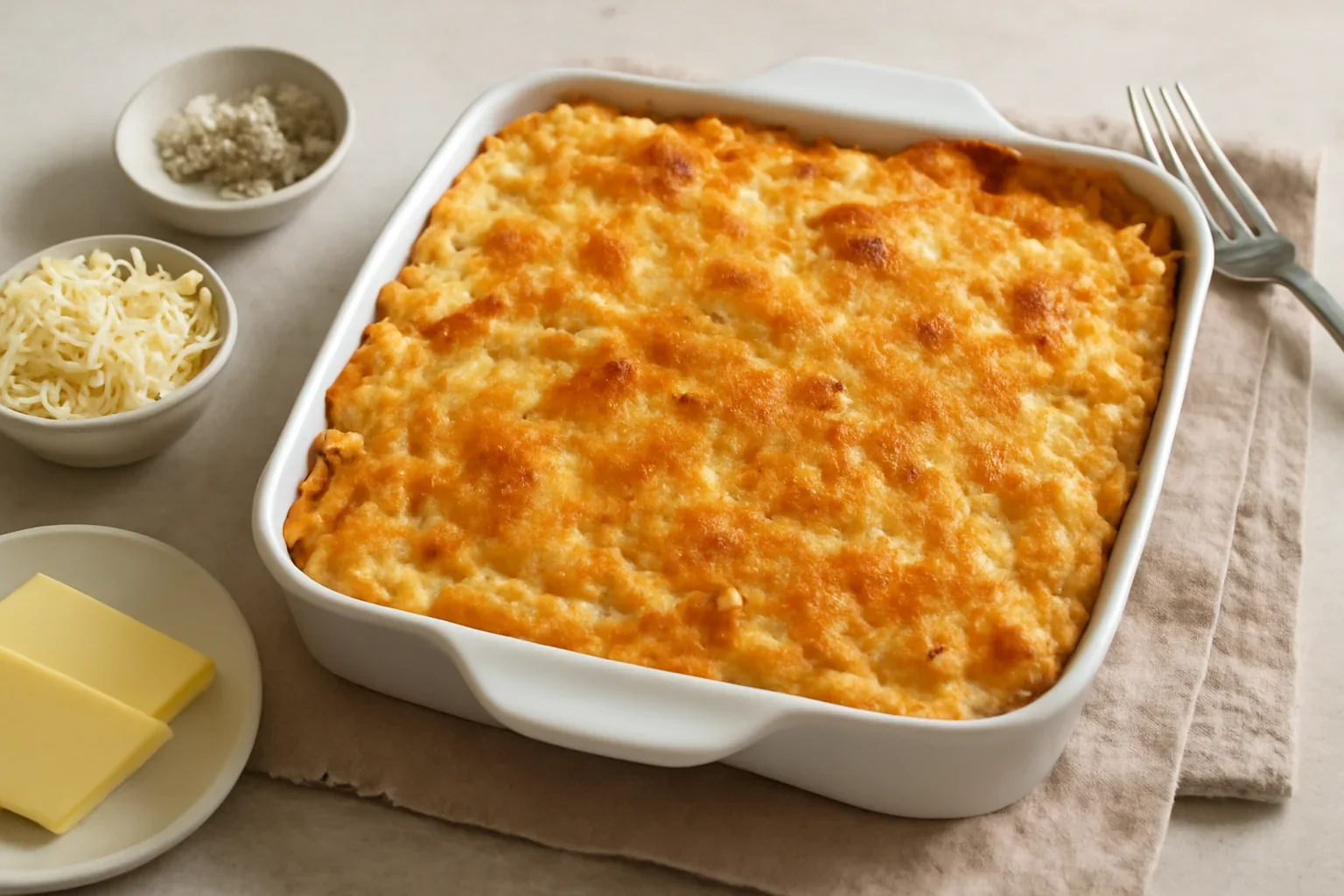 Macaroane cu brânză la cuptor (sărate) – rețeta clasică Mac&Cheese