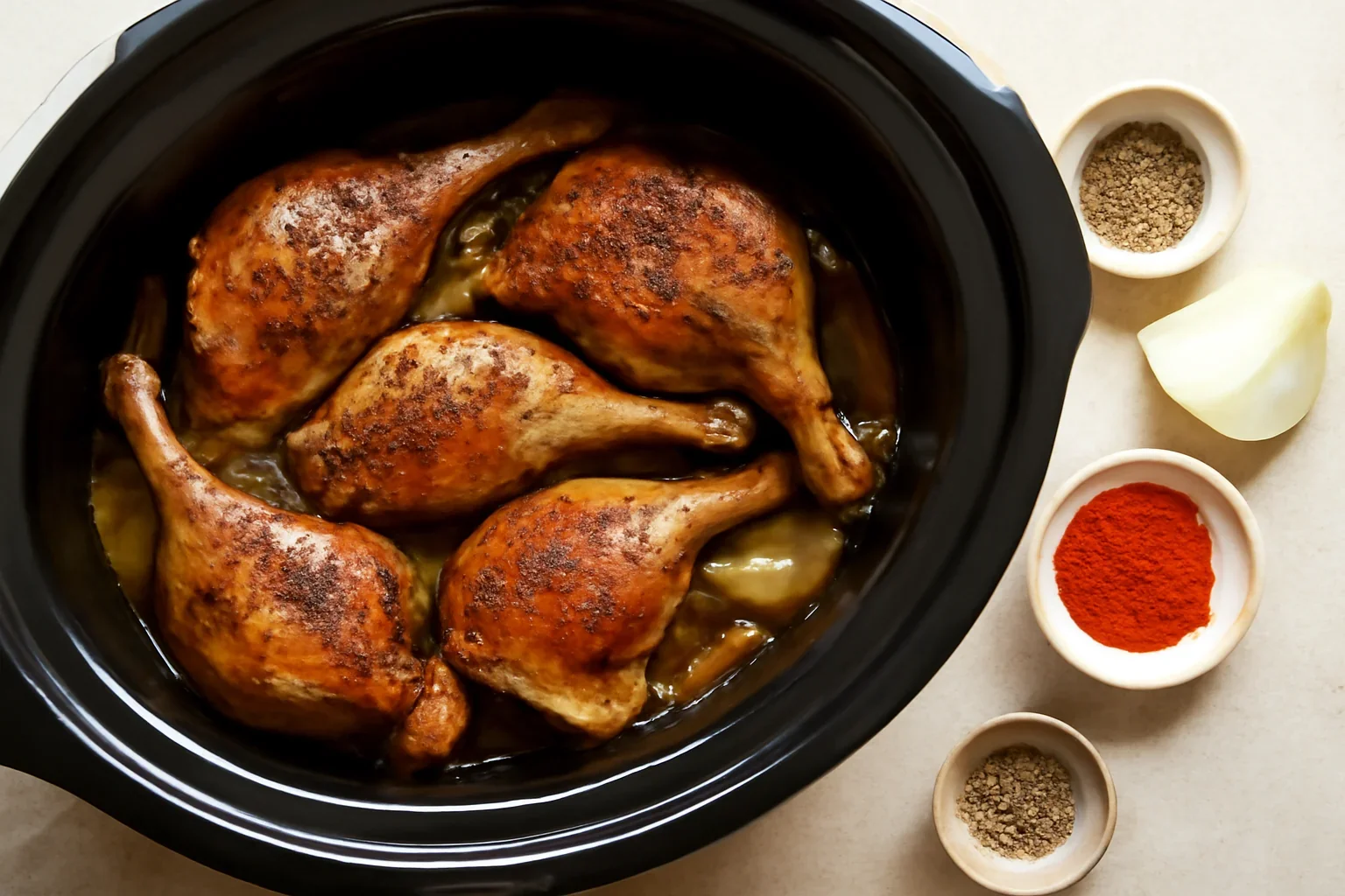 Pulpe de rata la slow cooker