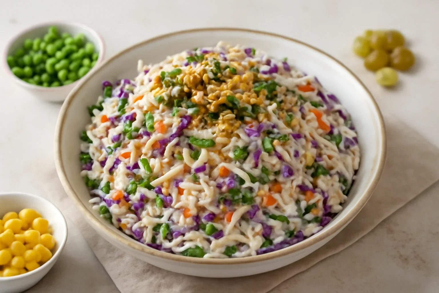 Salata indoneziana de varza rosie si alba