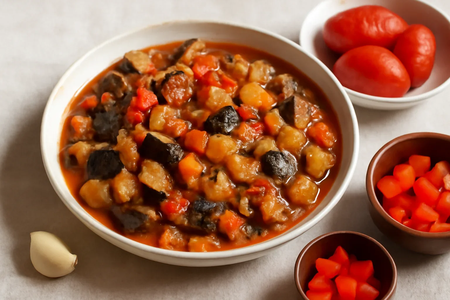 Tocană de vinete cu dovlecei – ghiveci de legume de vară