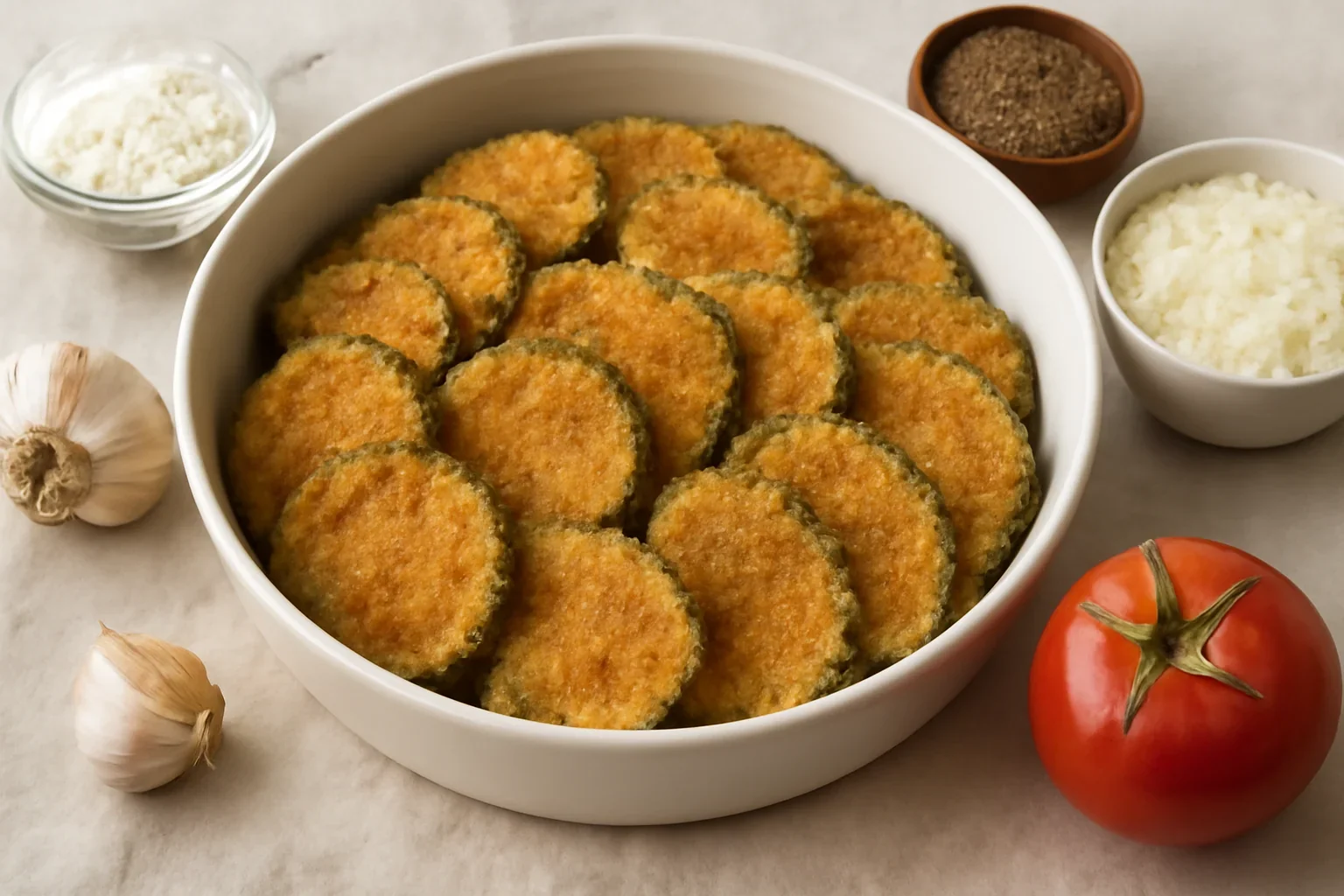 Dovlecei pane la cuptor cu mujdei reteta dietica