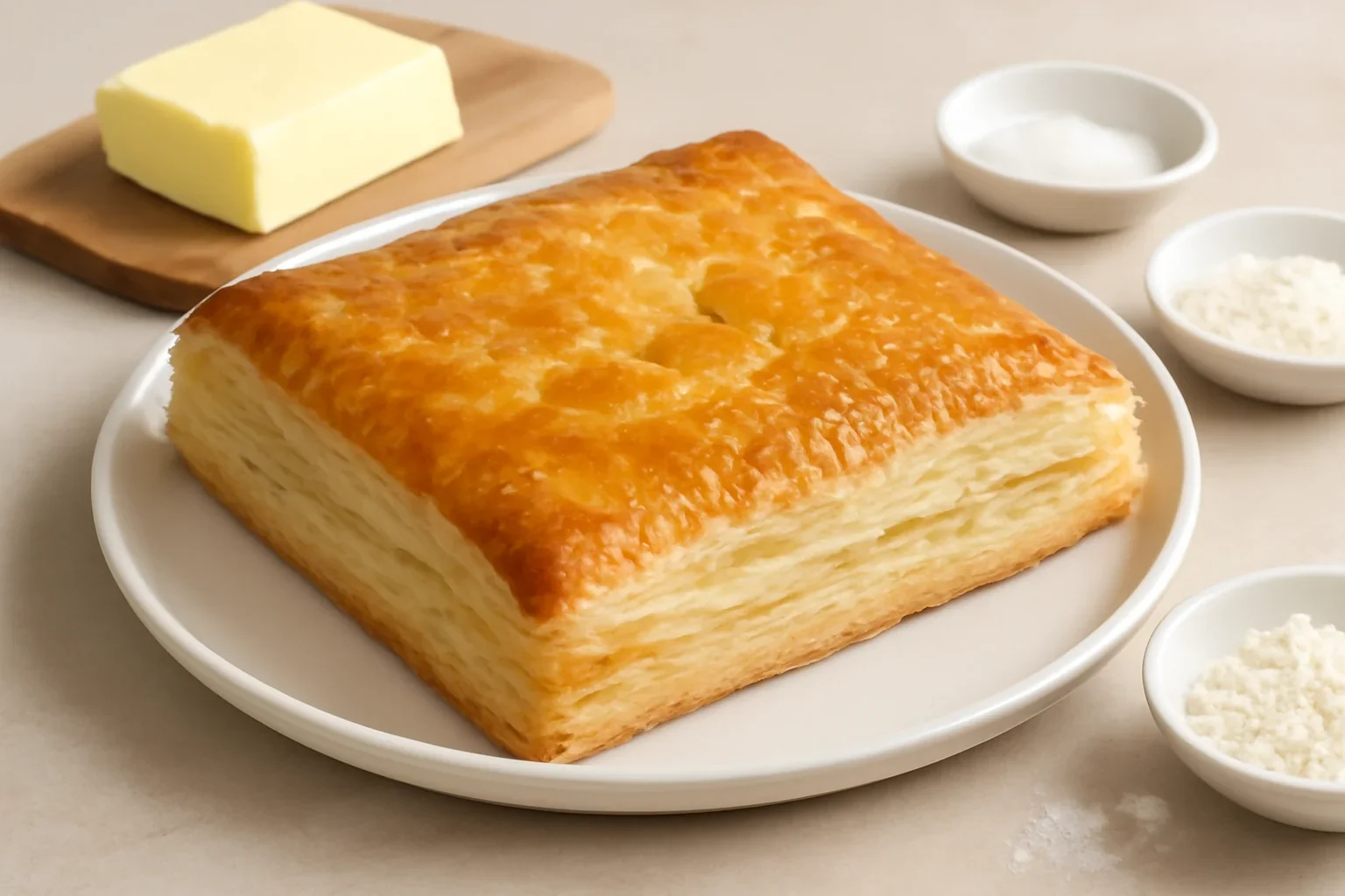 Foietaj de casă cu unt, rețetă video de ”pate feuilletée” clasic franțuzesc
