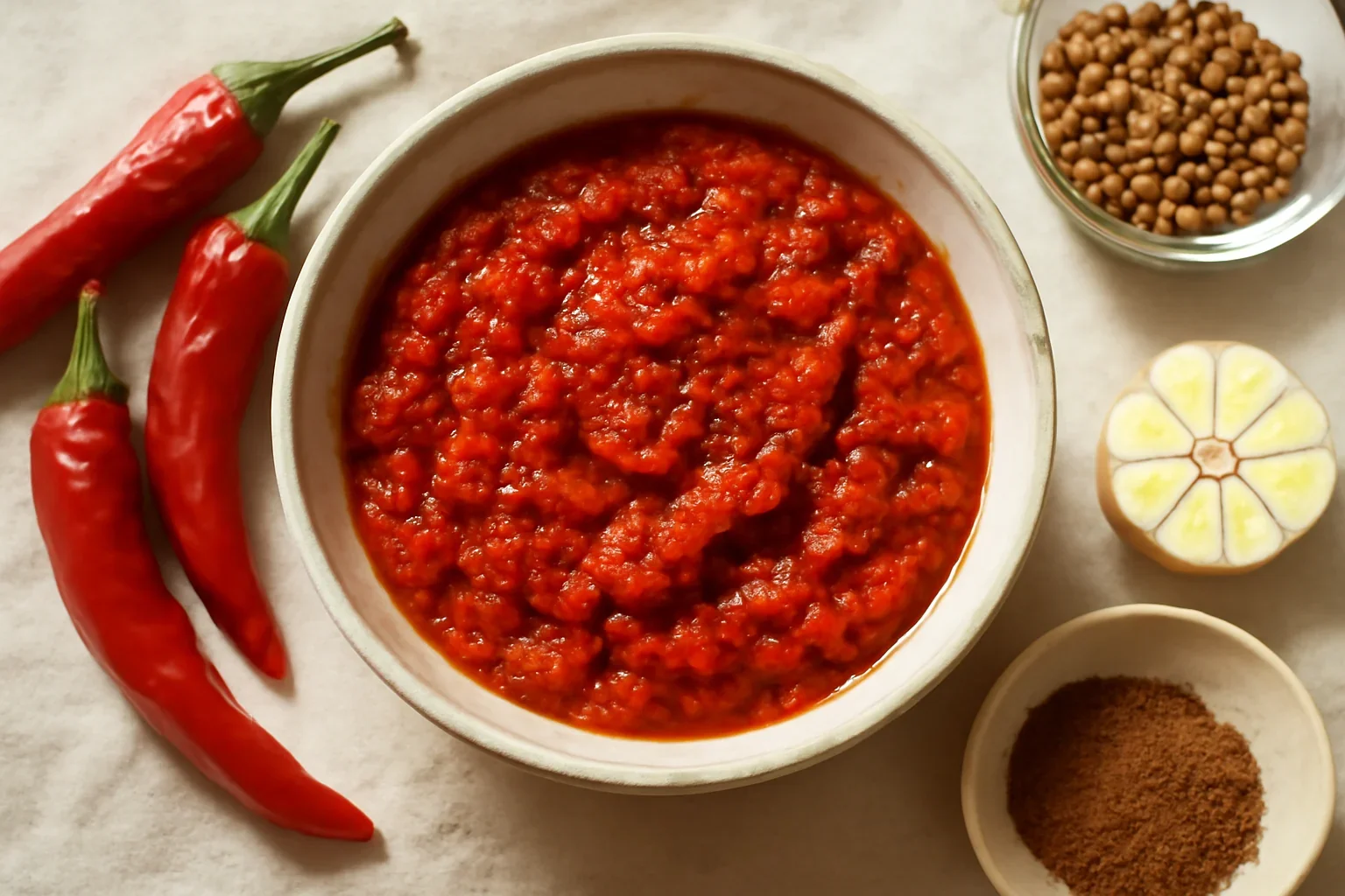 Harissa / Pasta de ardei iute