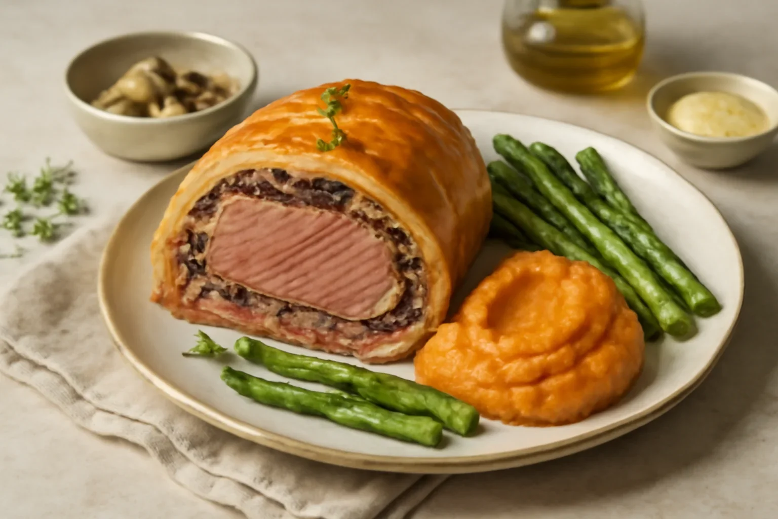 Beef Wellington – un mușchi de vită frumos garnisit