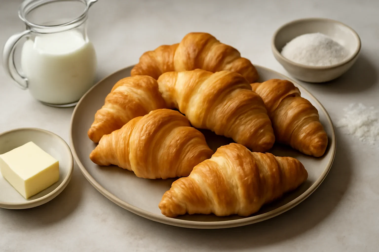 Aluat rapid pentru croissant