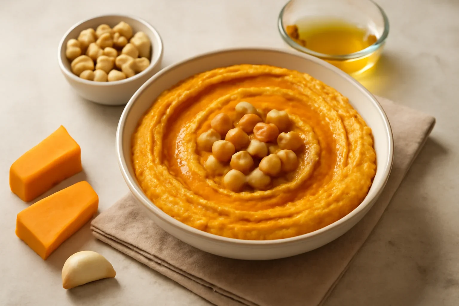 Hummus cu dovleac si naut
