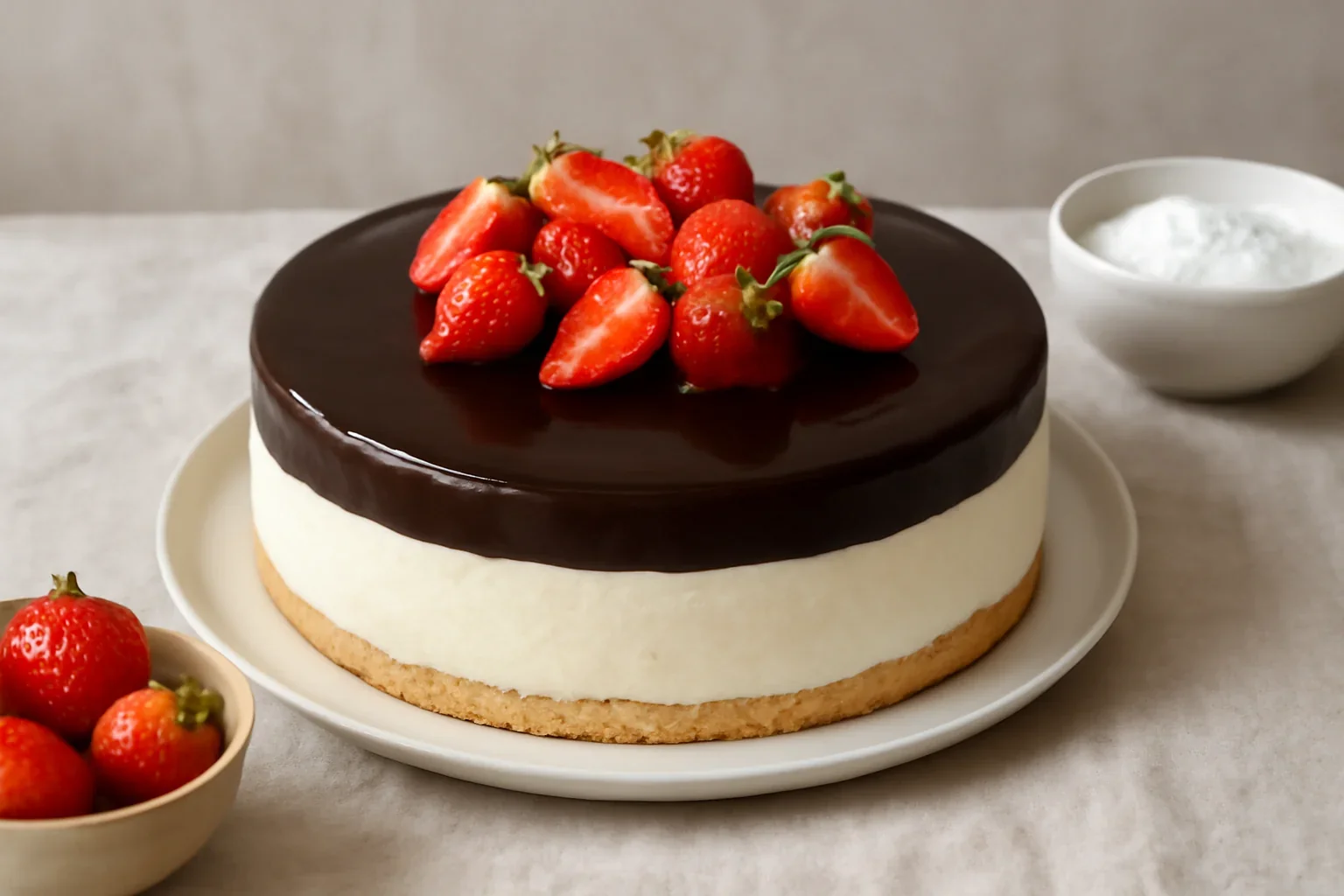 Tort cu glazura oglinda