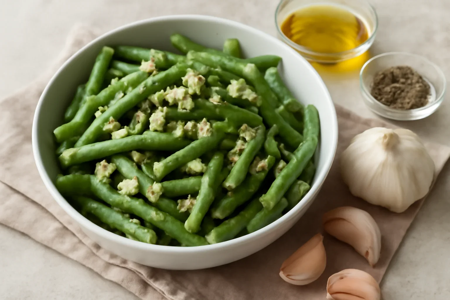 Fasole verde cu usturoi reteta de pastai aite
