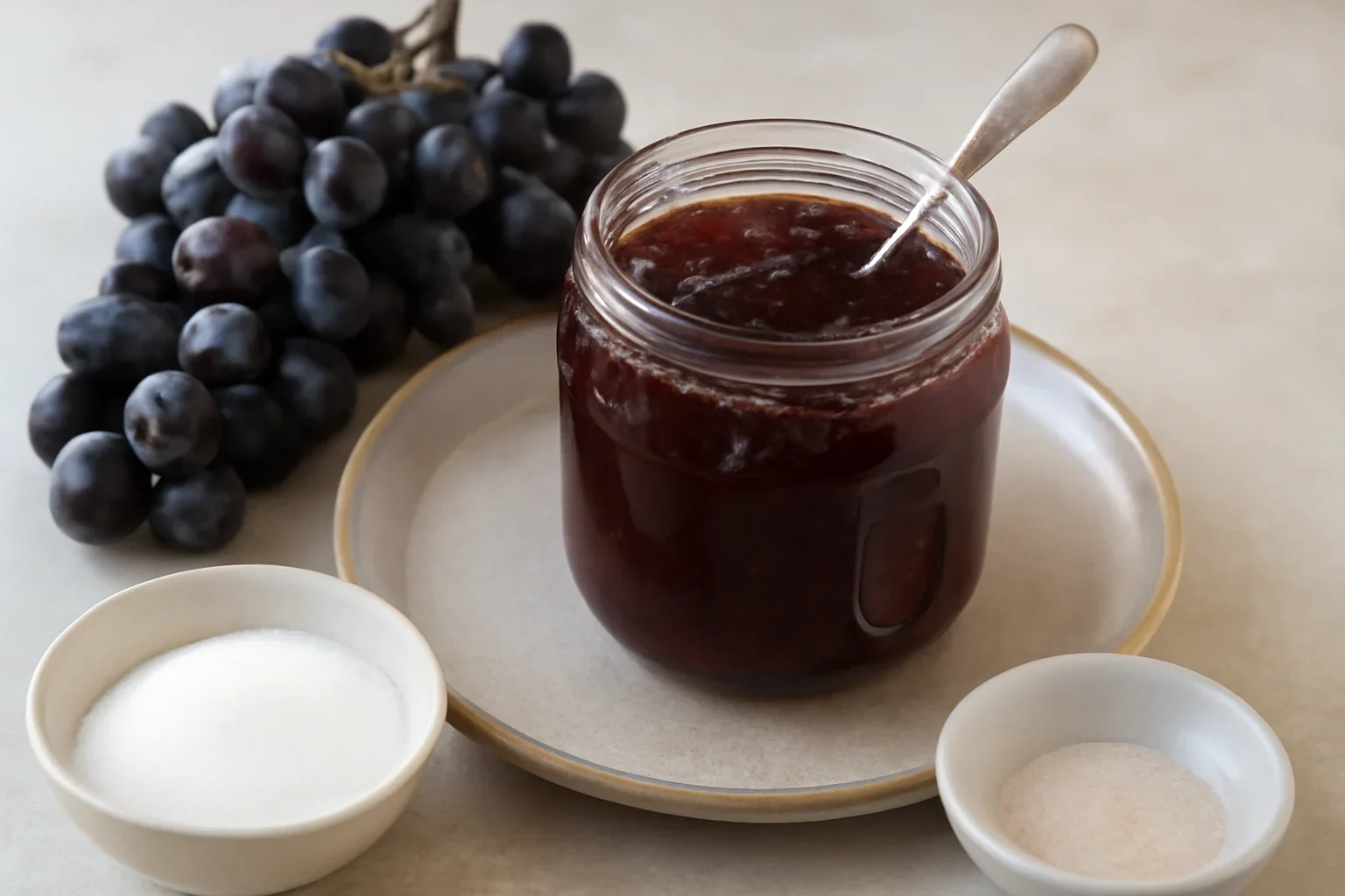 Gem de struguri – rețeta de marmeladă de struguri fără conservant