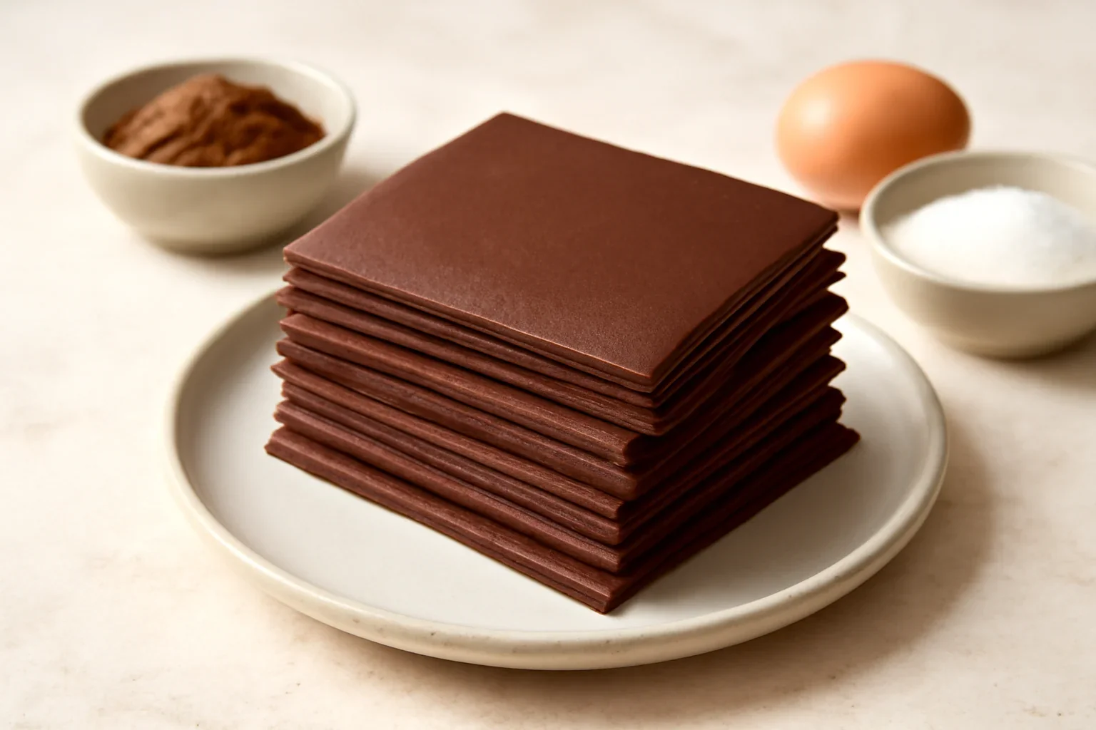 Foi fragede cu cacao și unt pentru prăjituri delicioase – rețeta foarte simplă