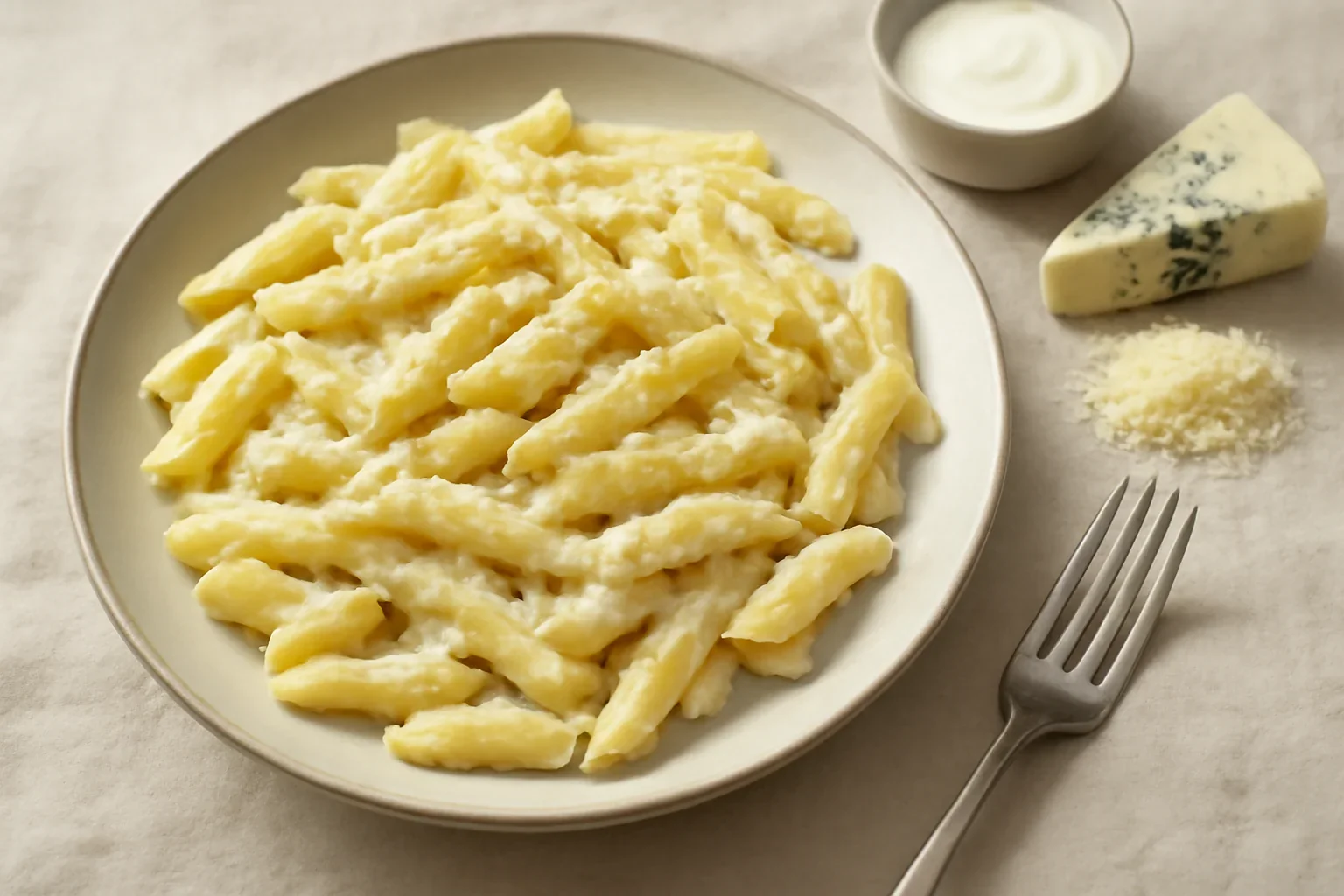 Penne quattro formaggi