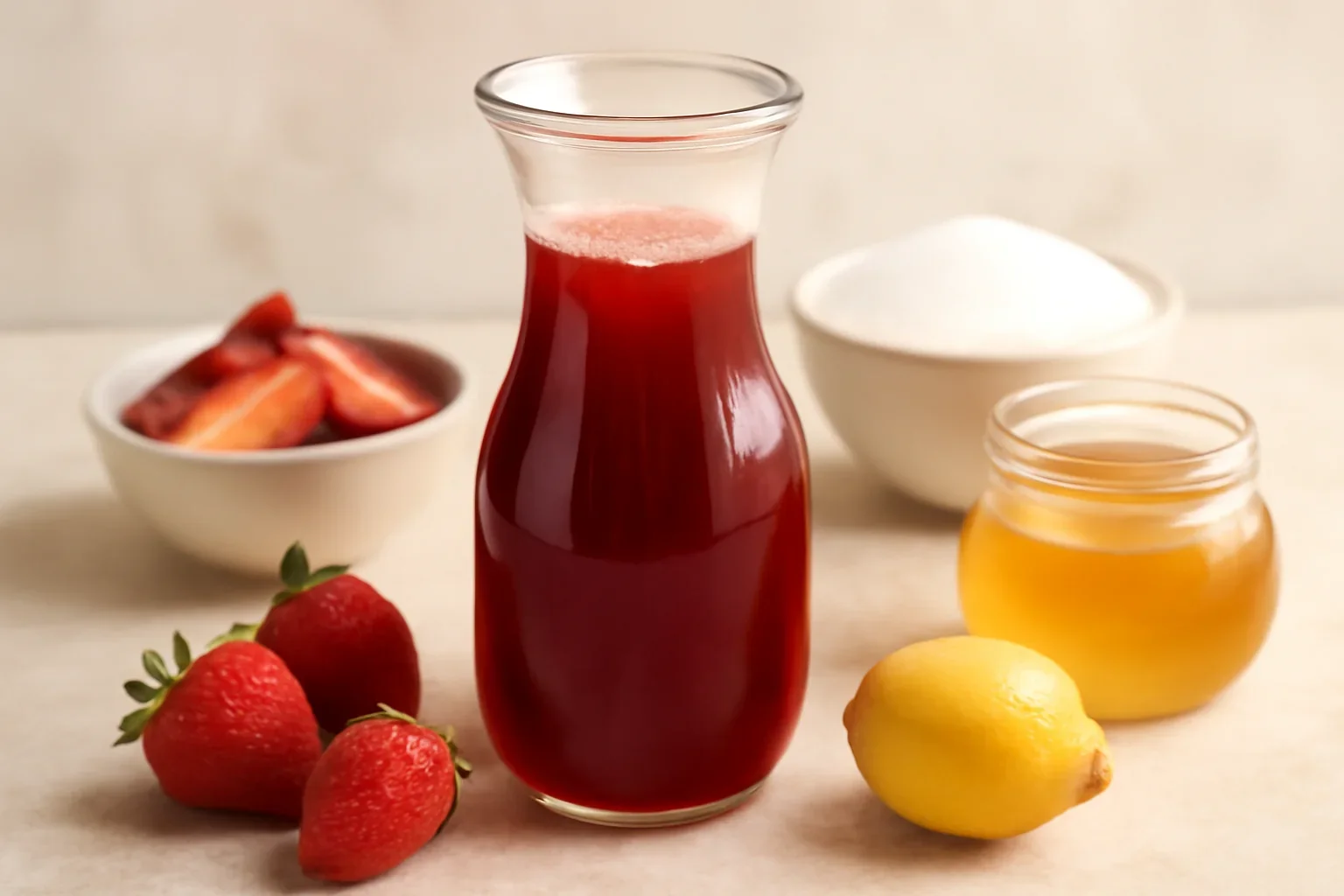 3 retete de sirop de capsune (natural, fara conservanti)
