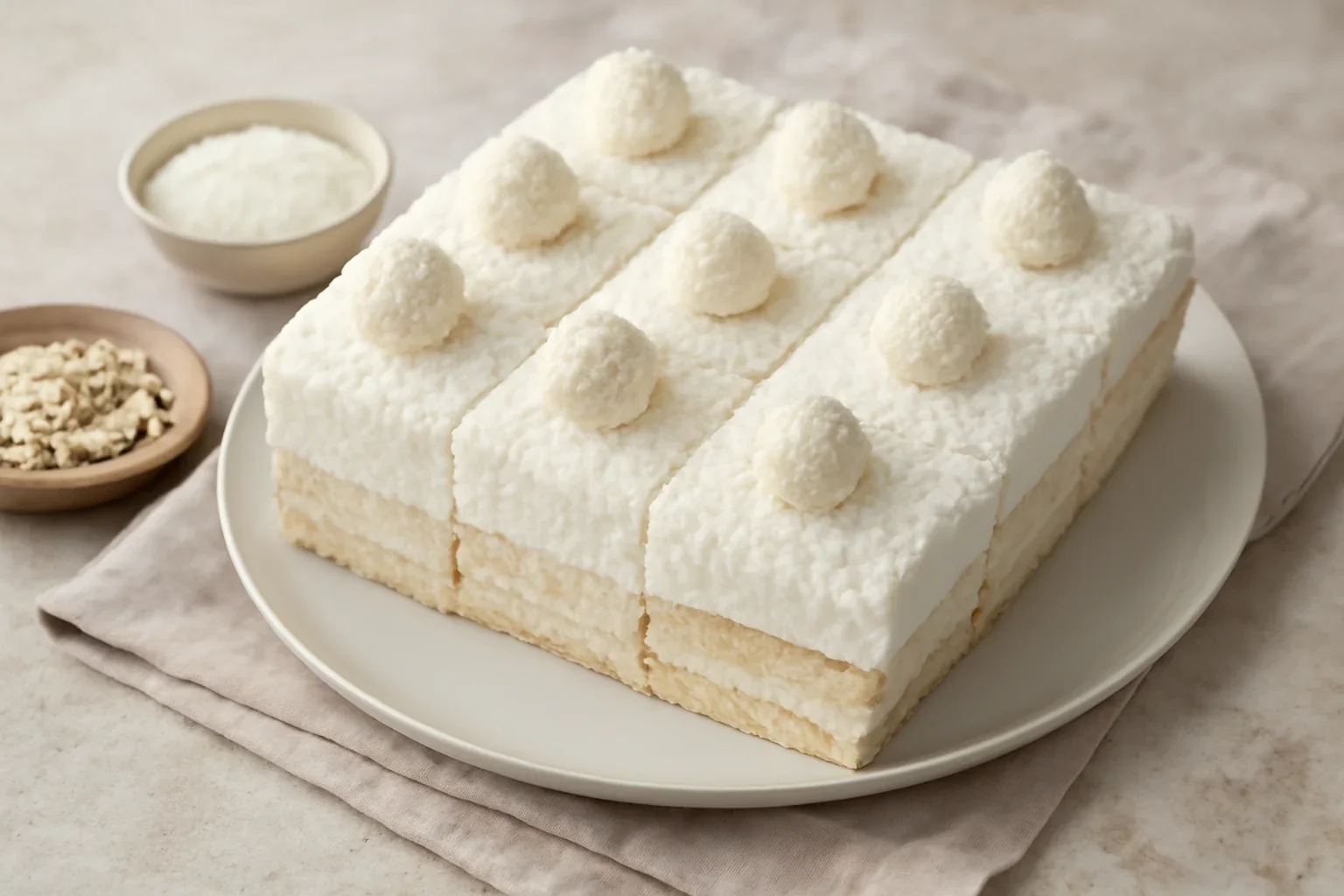 Prajitura raffaello cu nuca de cocos