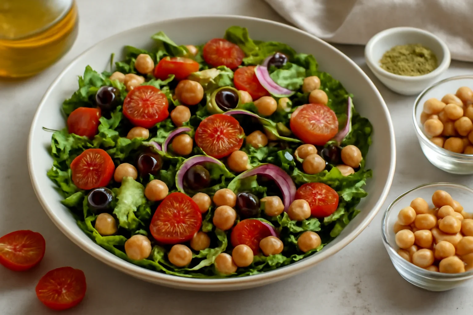 Salata cu rucola si naut