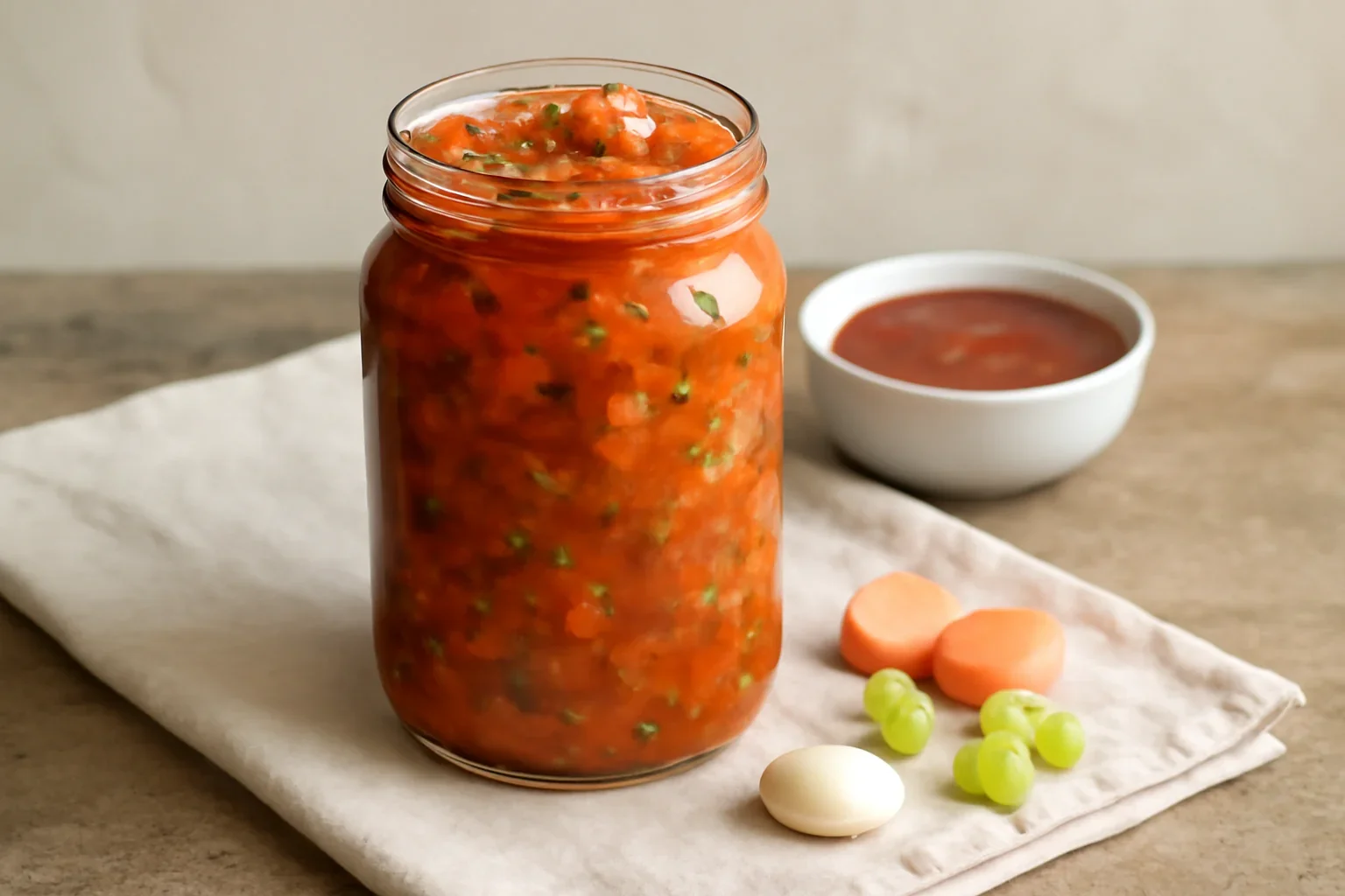 Sos pentru paste cu legume și roșii – la borcan, pentru iarnă – salsa napoletana