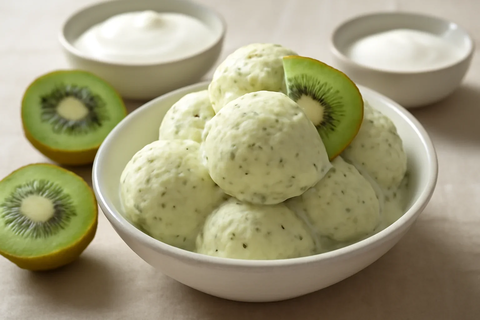 Inghetata de kiwi
