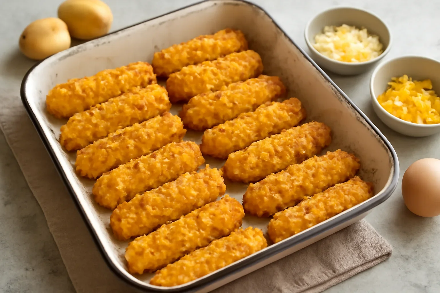 Crochete de cartofi la cuptor Potato Fingers
