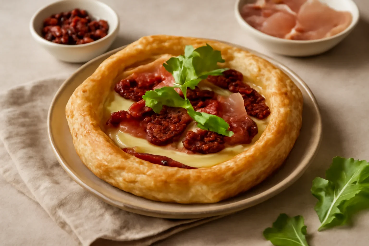 Aperitiv cu rosii uscate si prosciutto