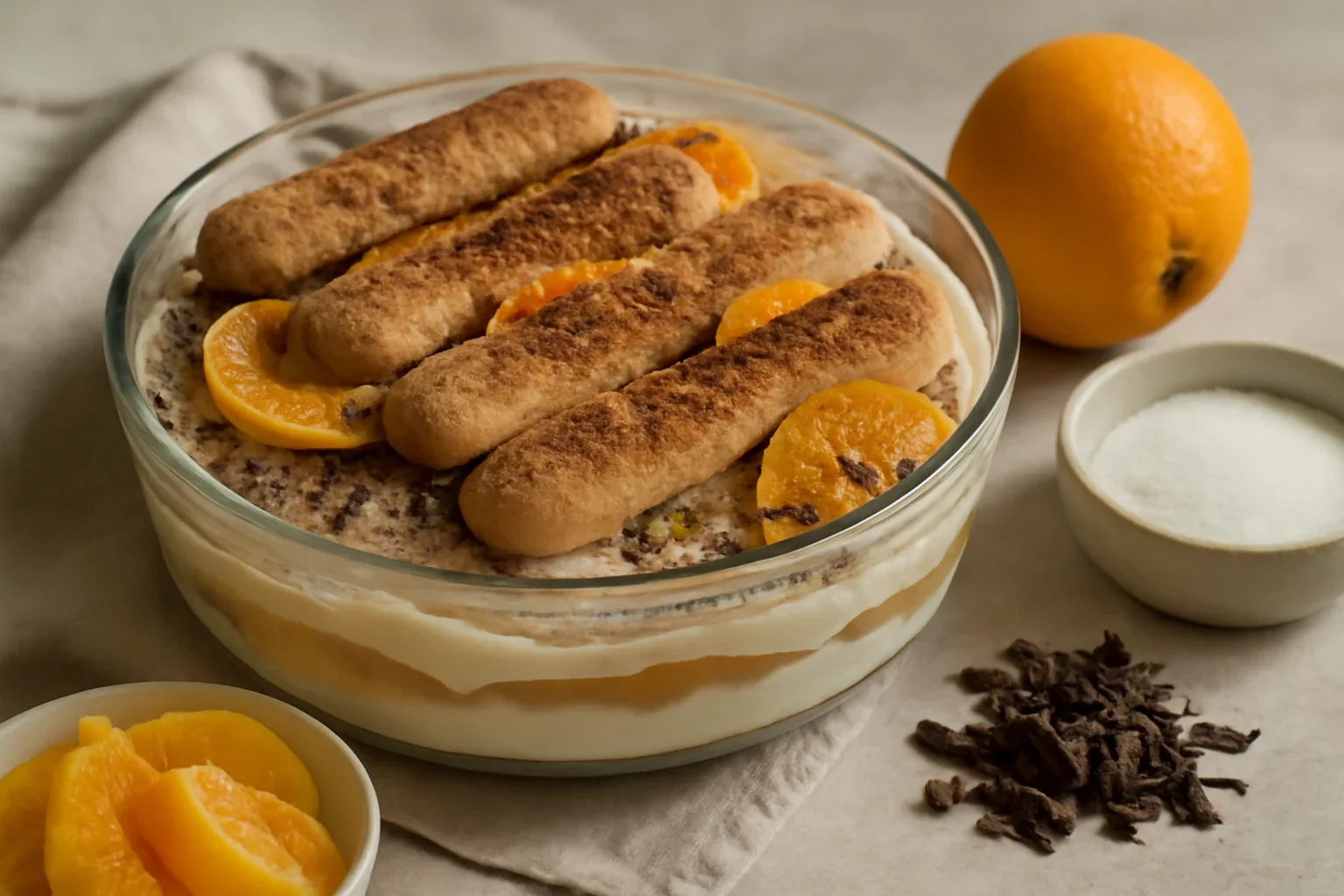 Tiramisu de portocale – la rece, fara gatire, fara oua
