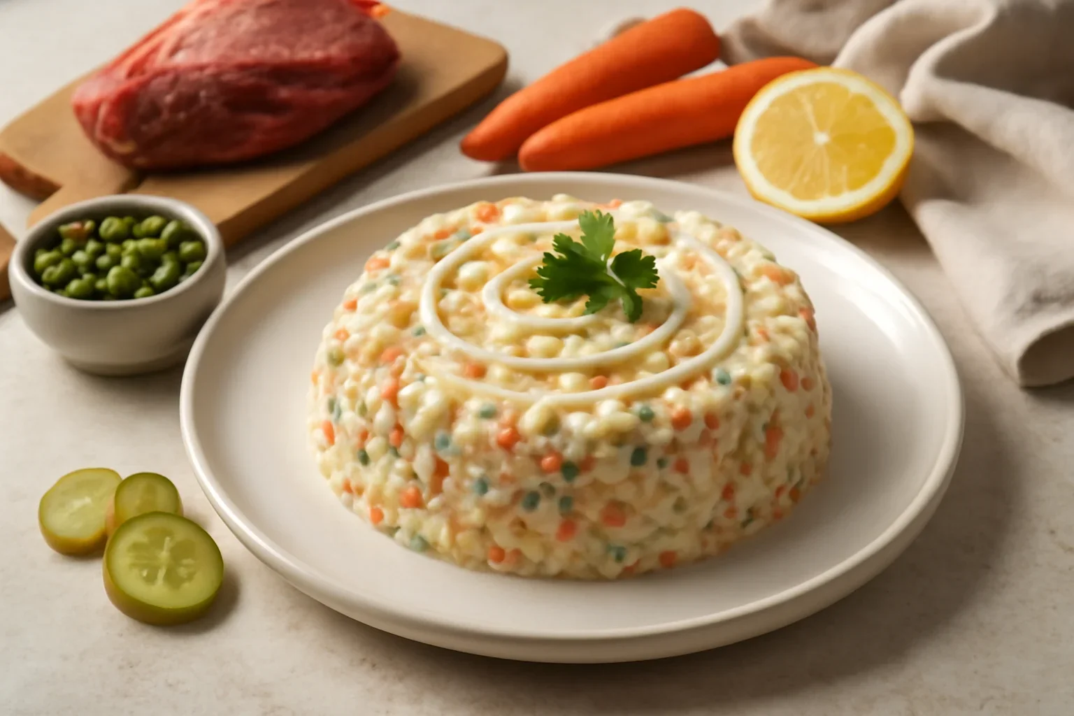Rețetă simplă și concisă de salată de boeuf