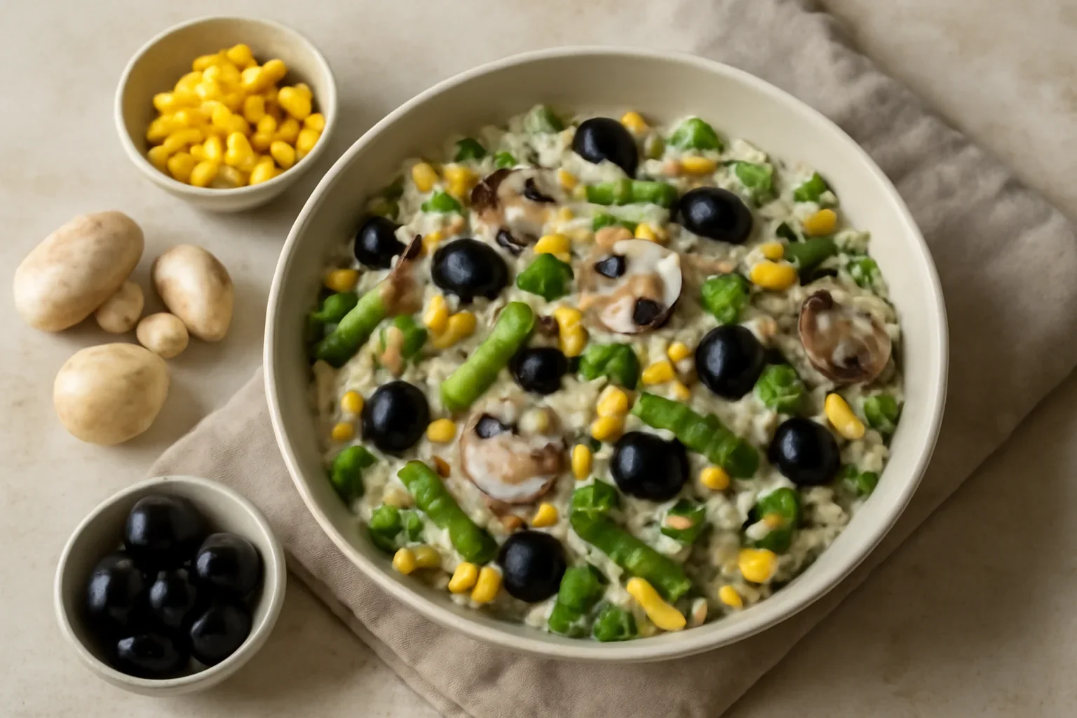 Salata de orez cu legume – de post