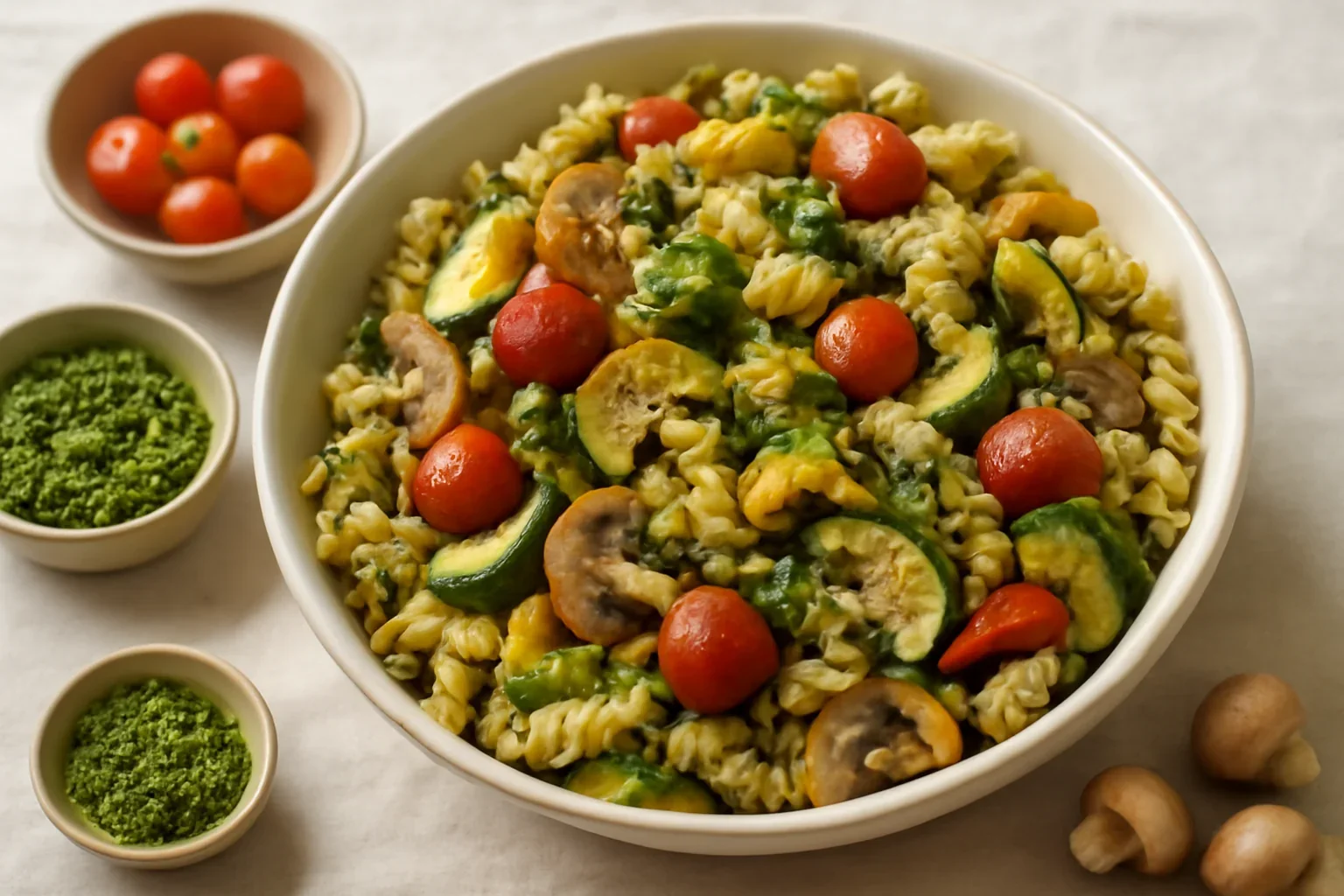Salată caldă de paste – o rețetă rapidă