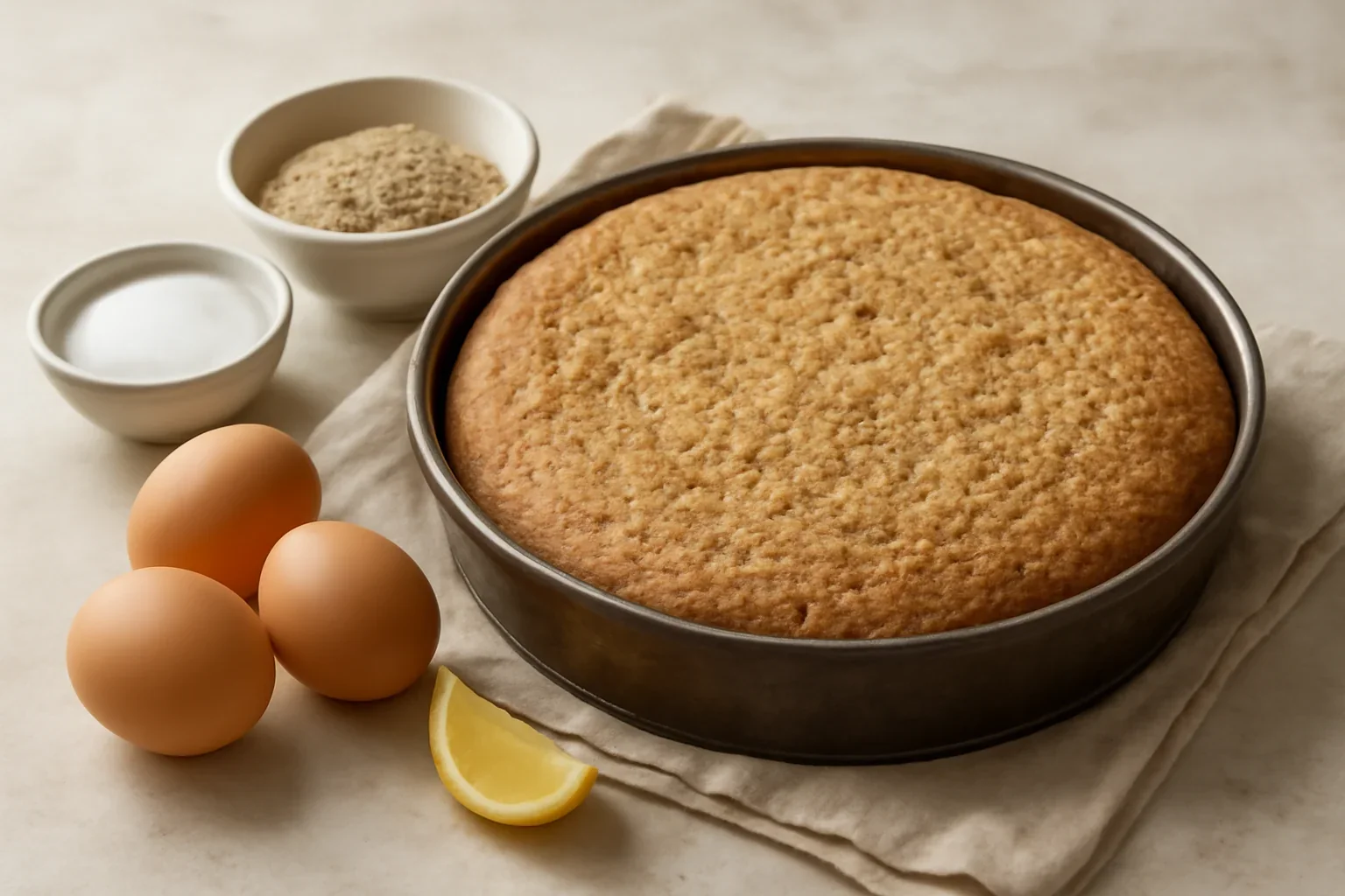 Blat de tort cu nuca (fara gluten)
