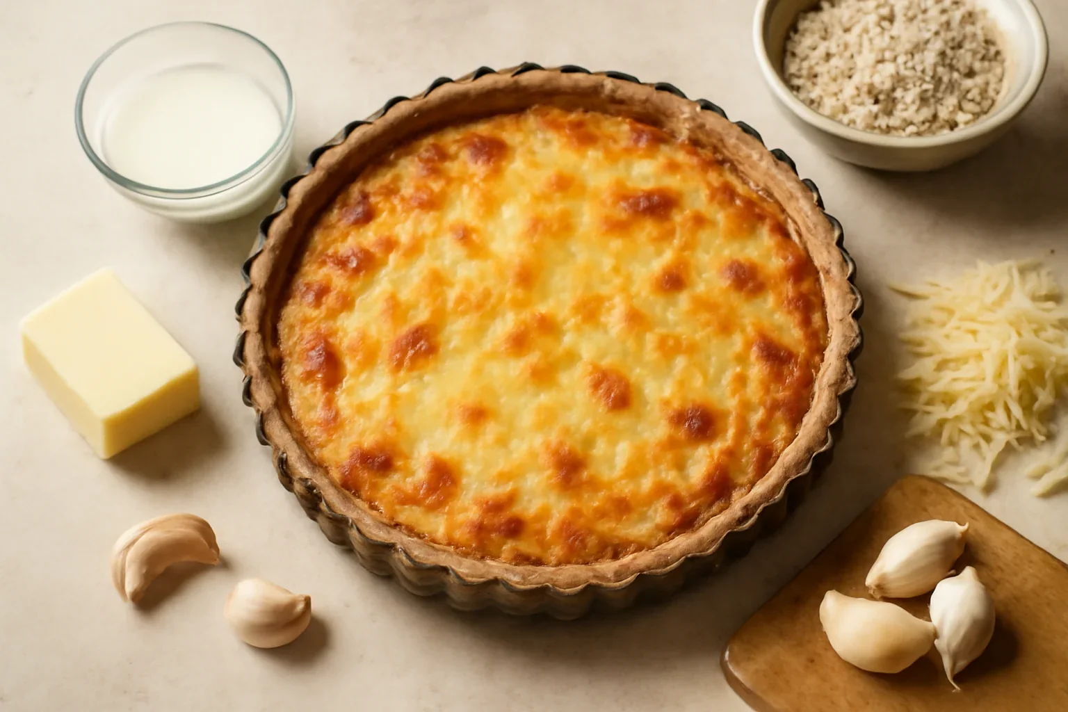 Quiche cu brânză