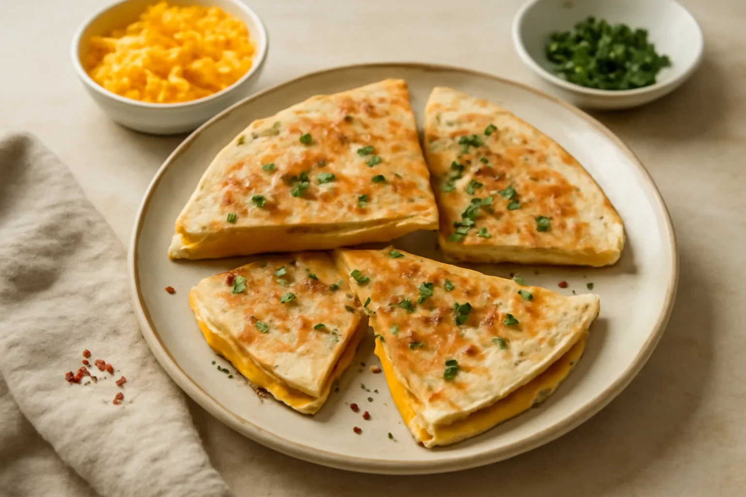 Quesadillas reteta de lipii umplute cu branza
