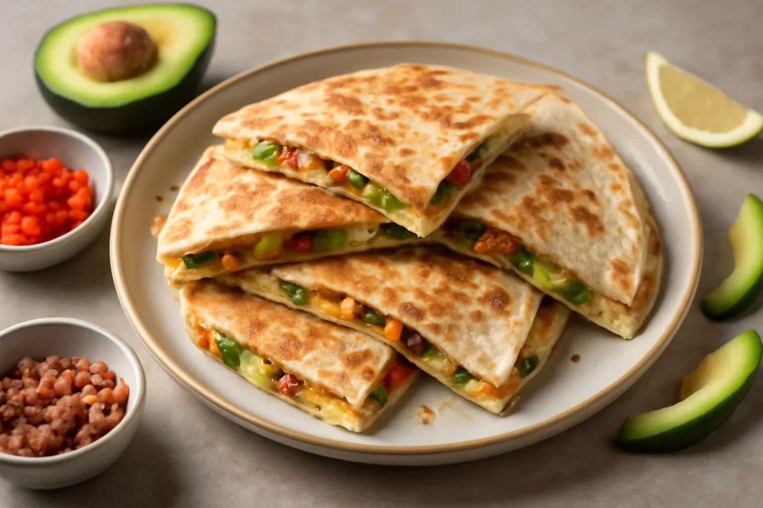 Quesadilla cu avocado