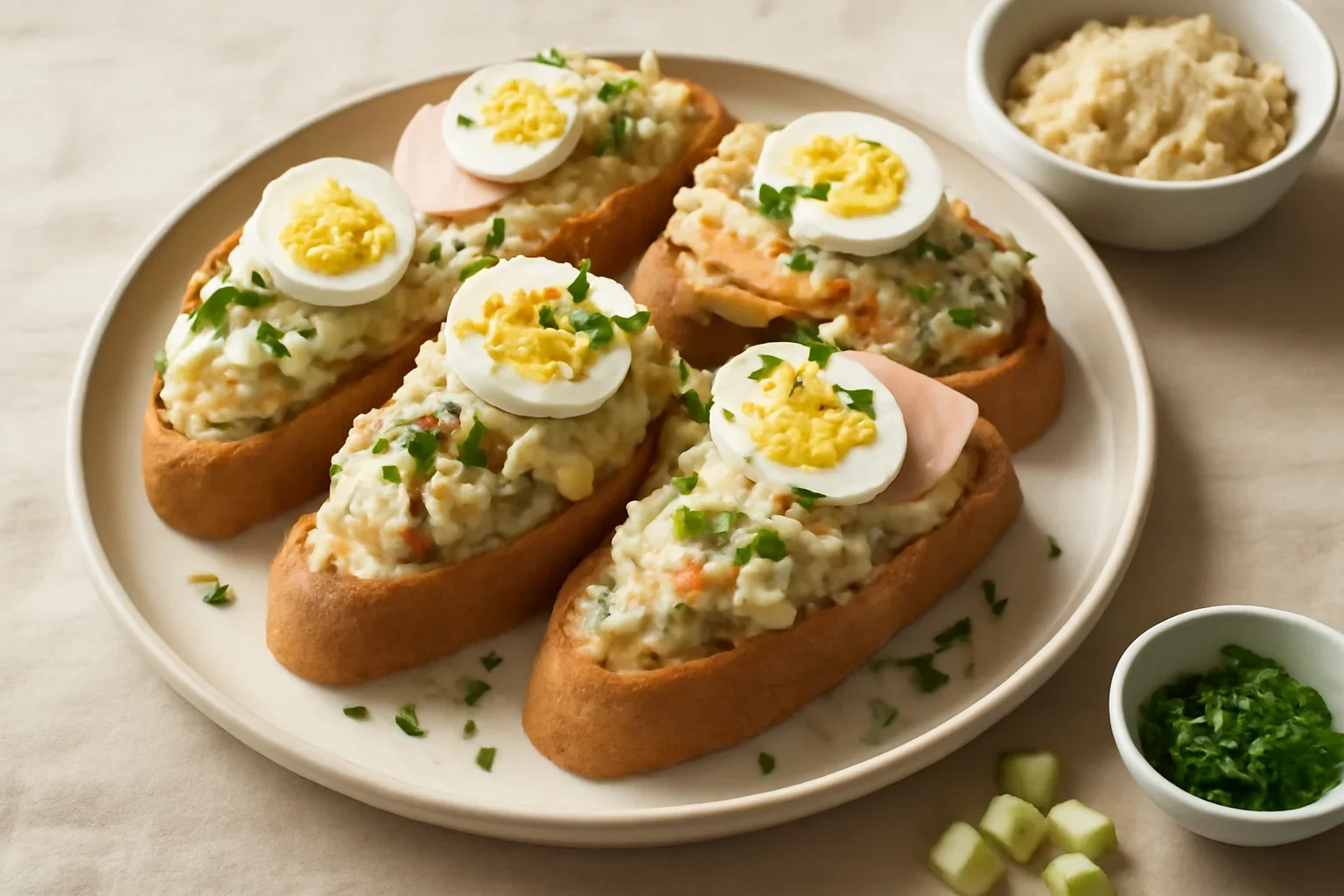 Tartine cu pastă de țelină