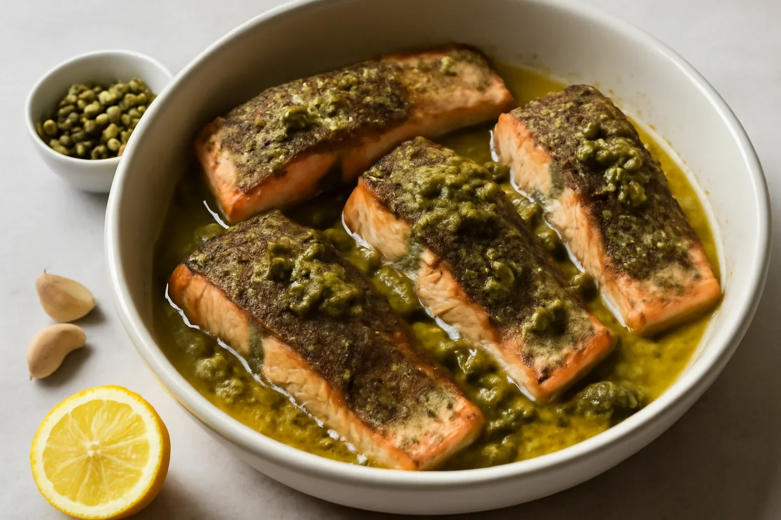 Somon in stil mediteranean – o reteta delicioasa